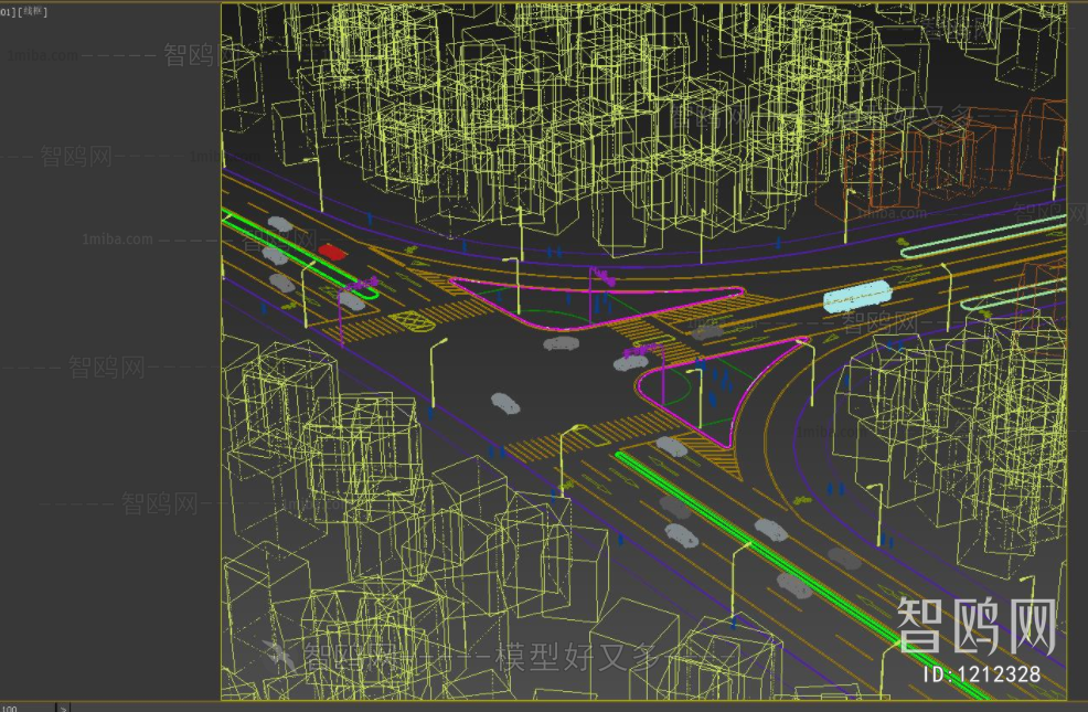 Modern Architectural Bird's-eye View Planning