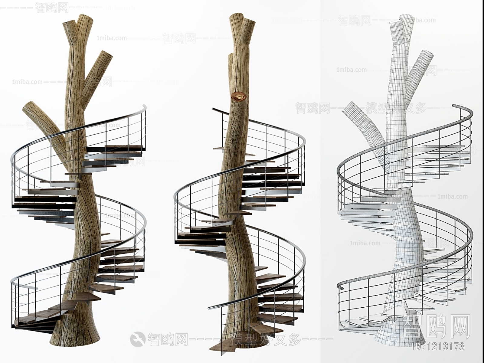 Modern Rotating Staircase