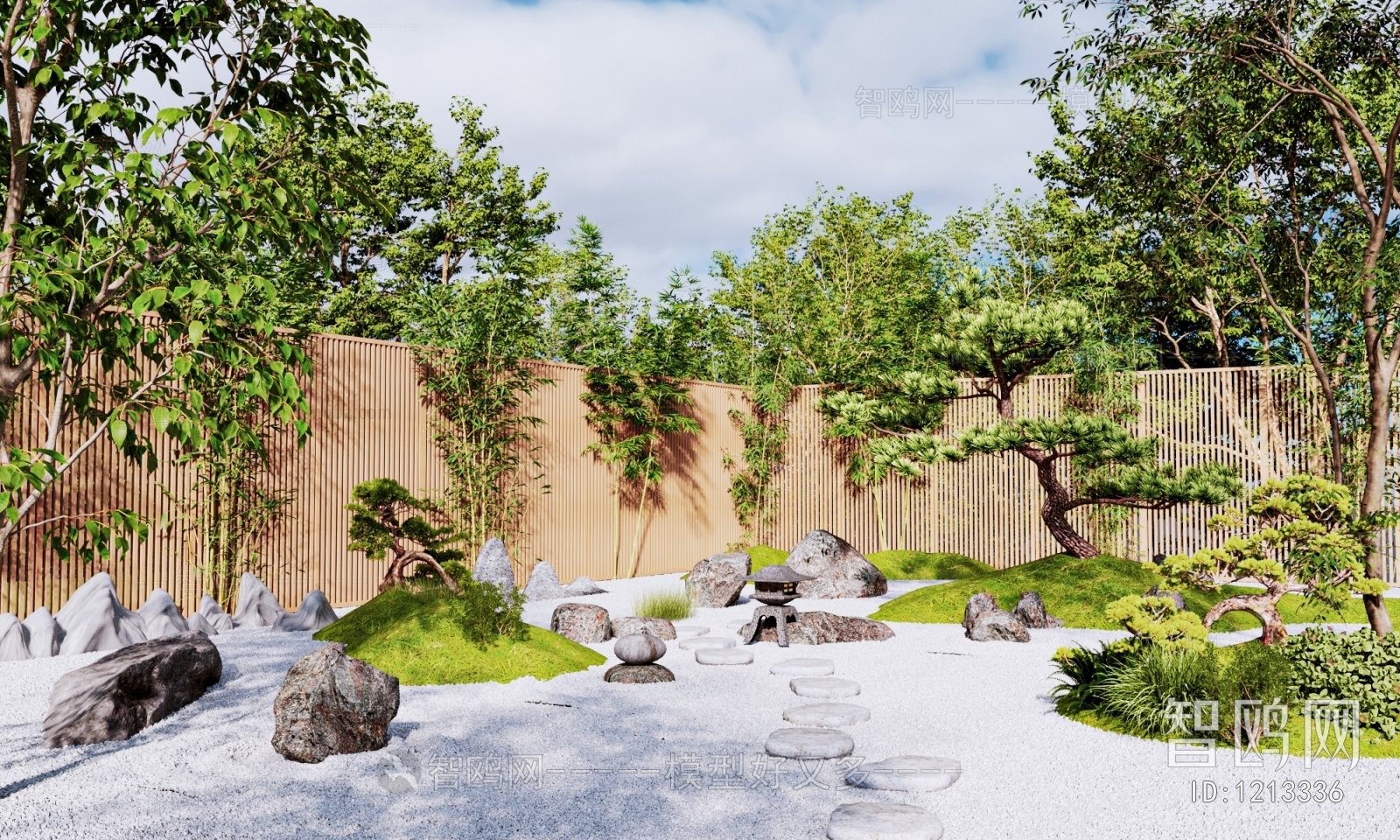 New Chinese Style Courtyard/landscape