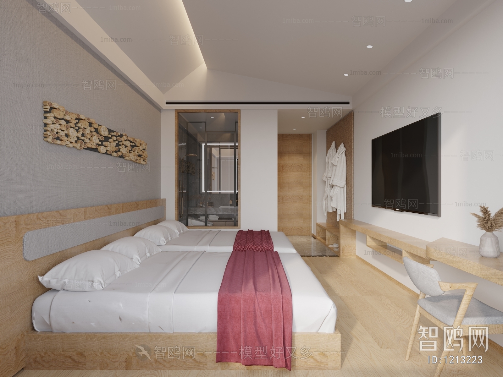 New Chinese Style Guest Room