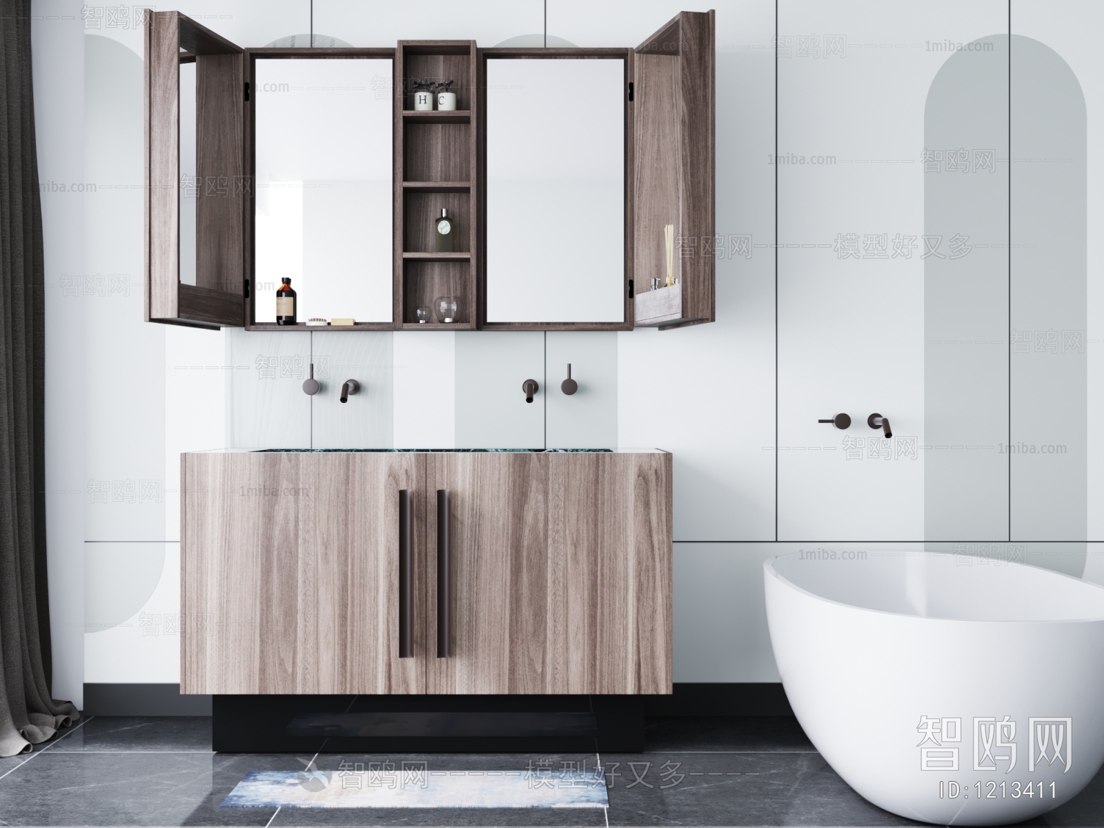 Modern Bathroom Cabinet