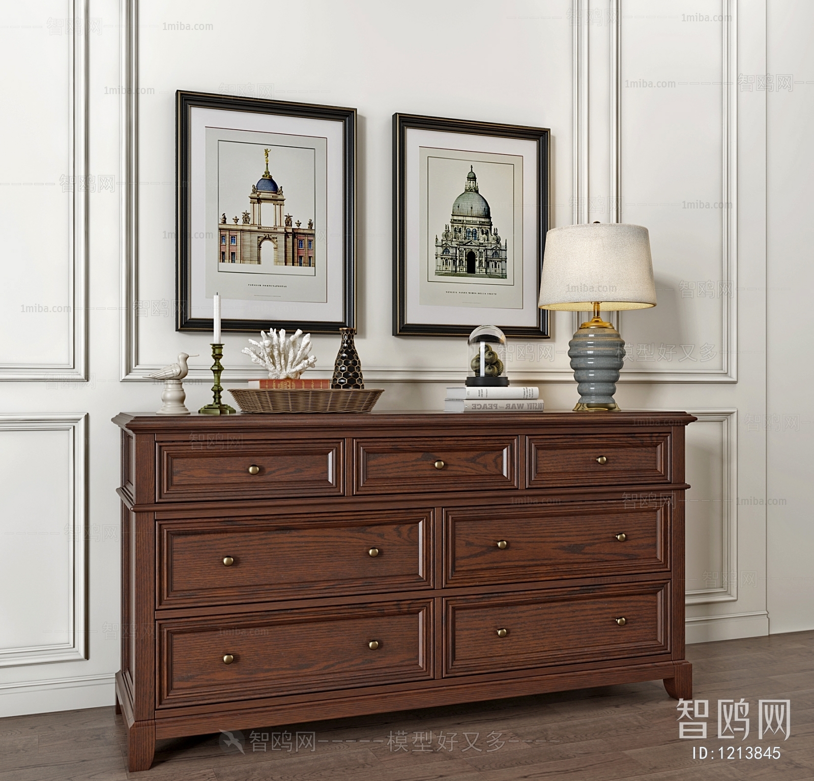 American Style Decorative Cabinet