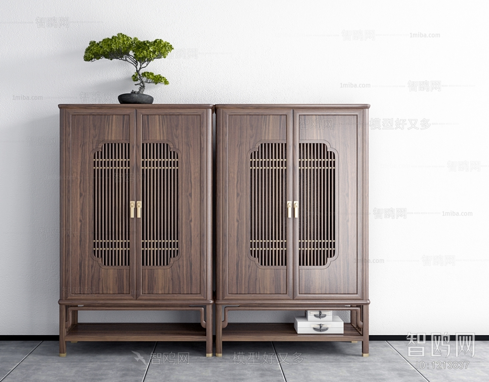 Chinese Style Decorative Cabinet