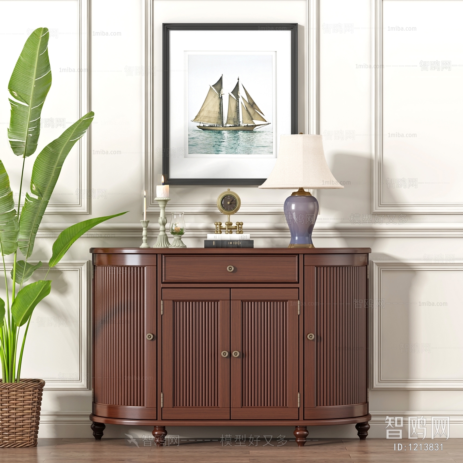 American Style Decorative Cabinet