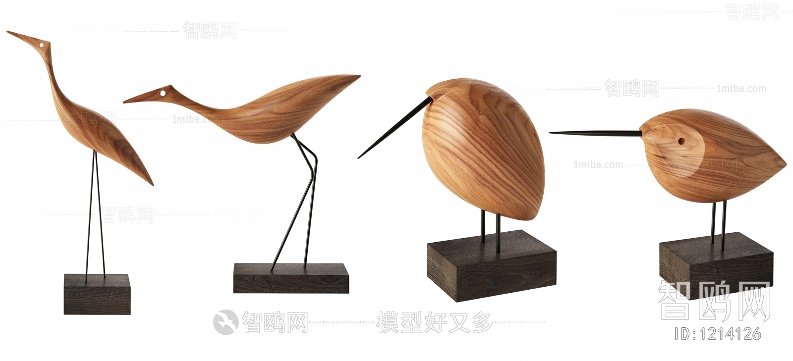 新中式小鸟装饰品摆件