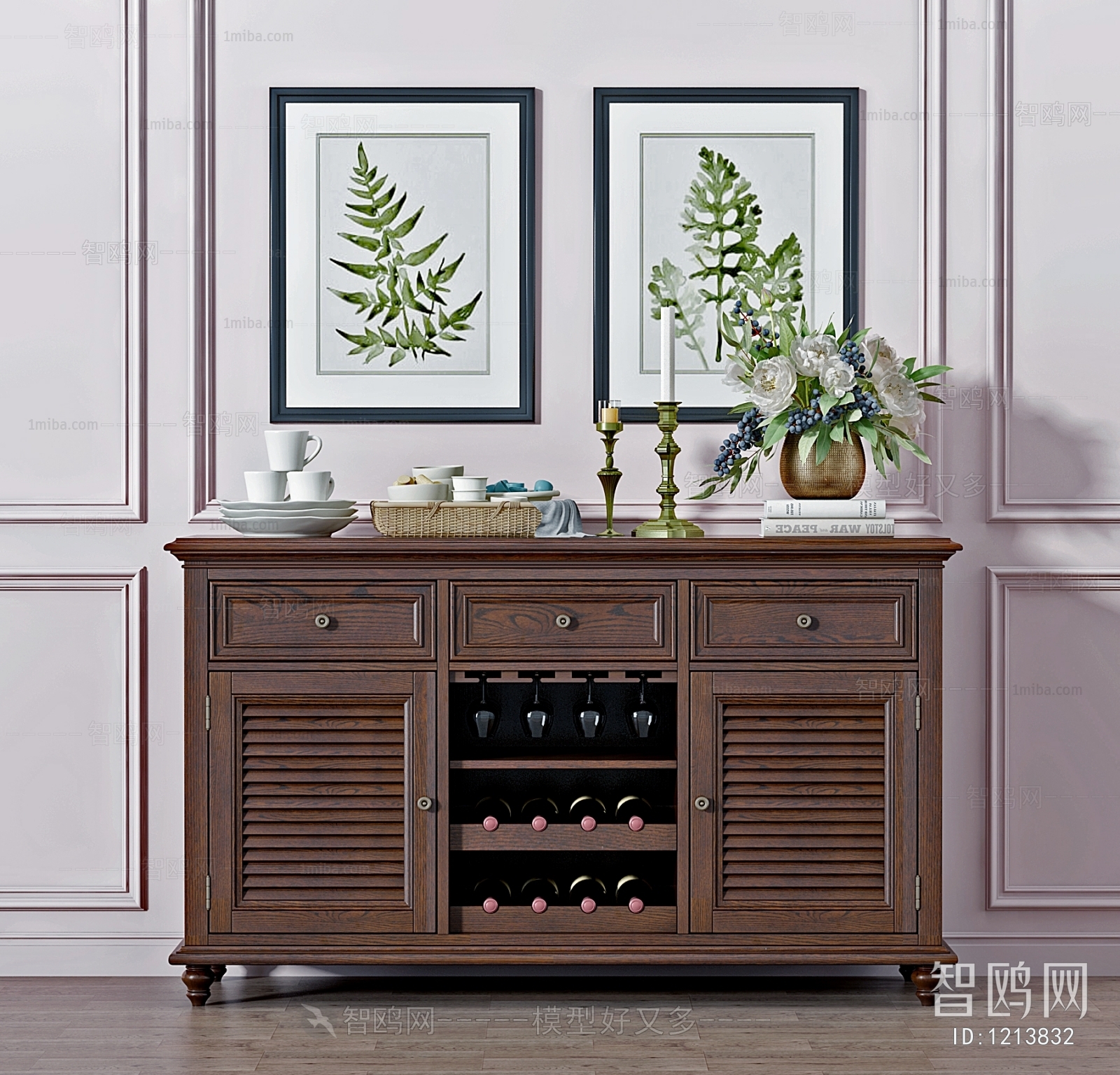 American Style Decorative Cabinet