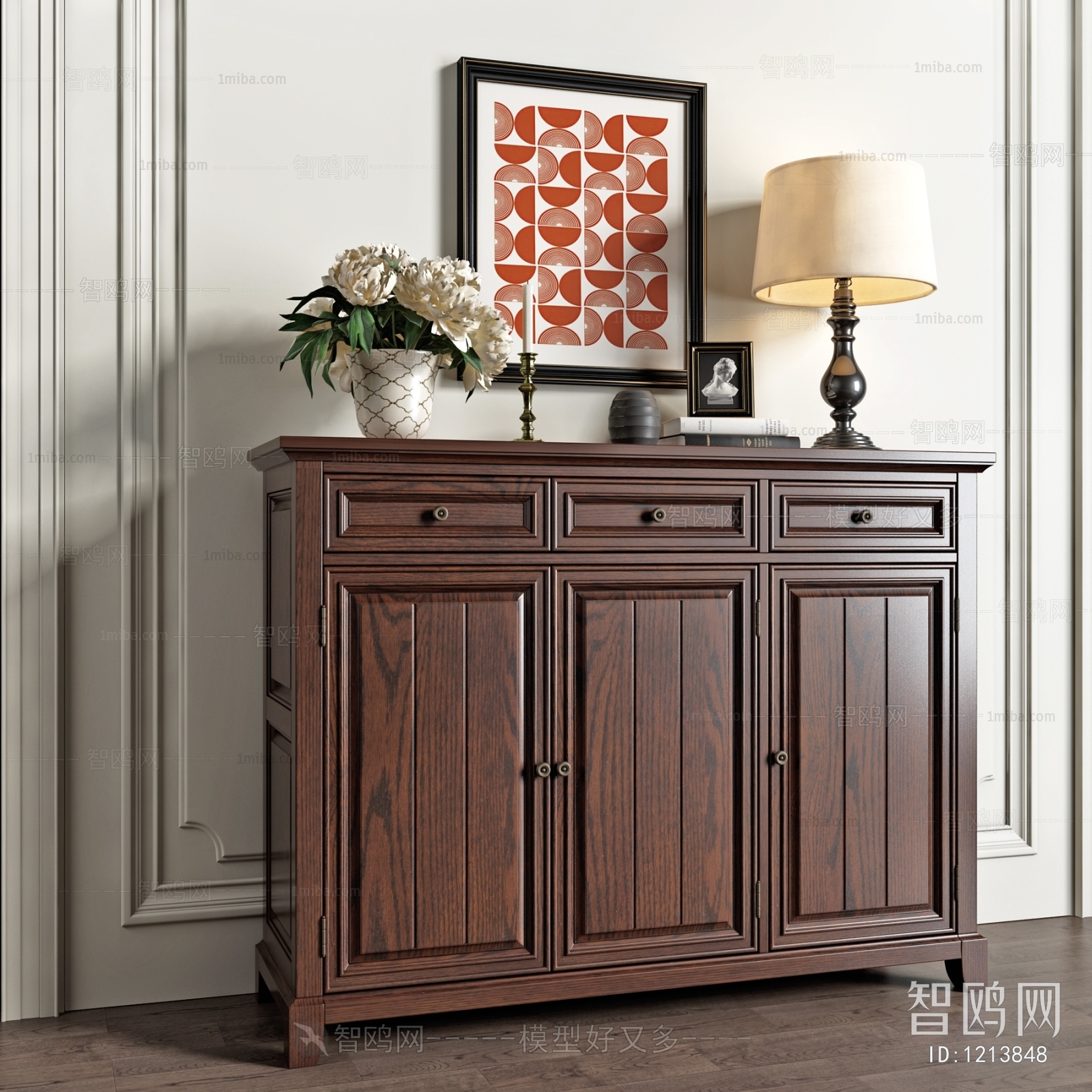 American Style Decorative Cabinet