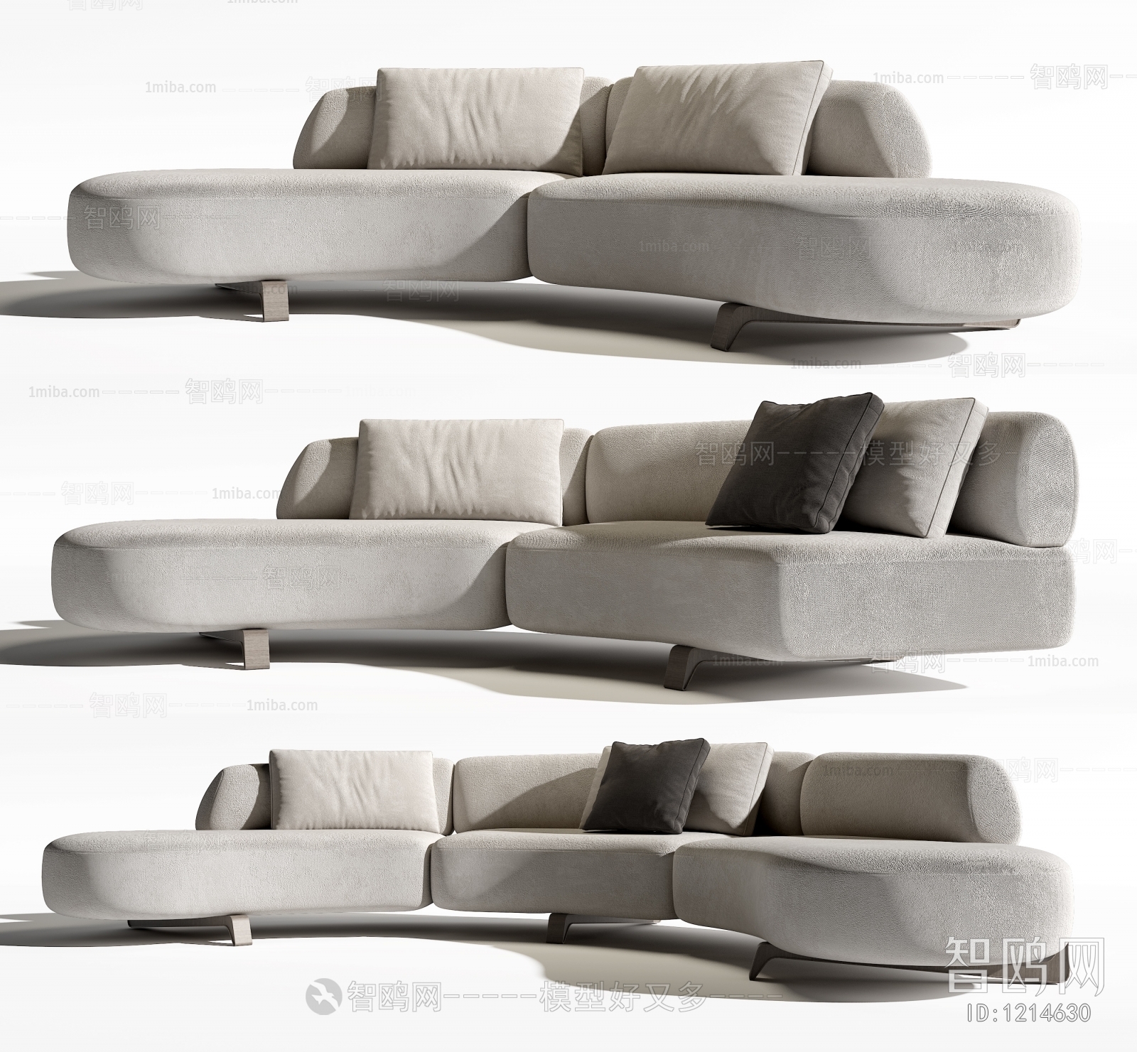 Modern Curved Sofa