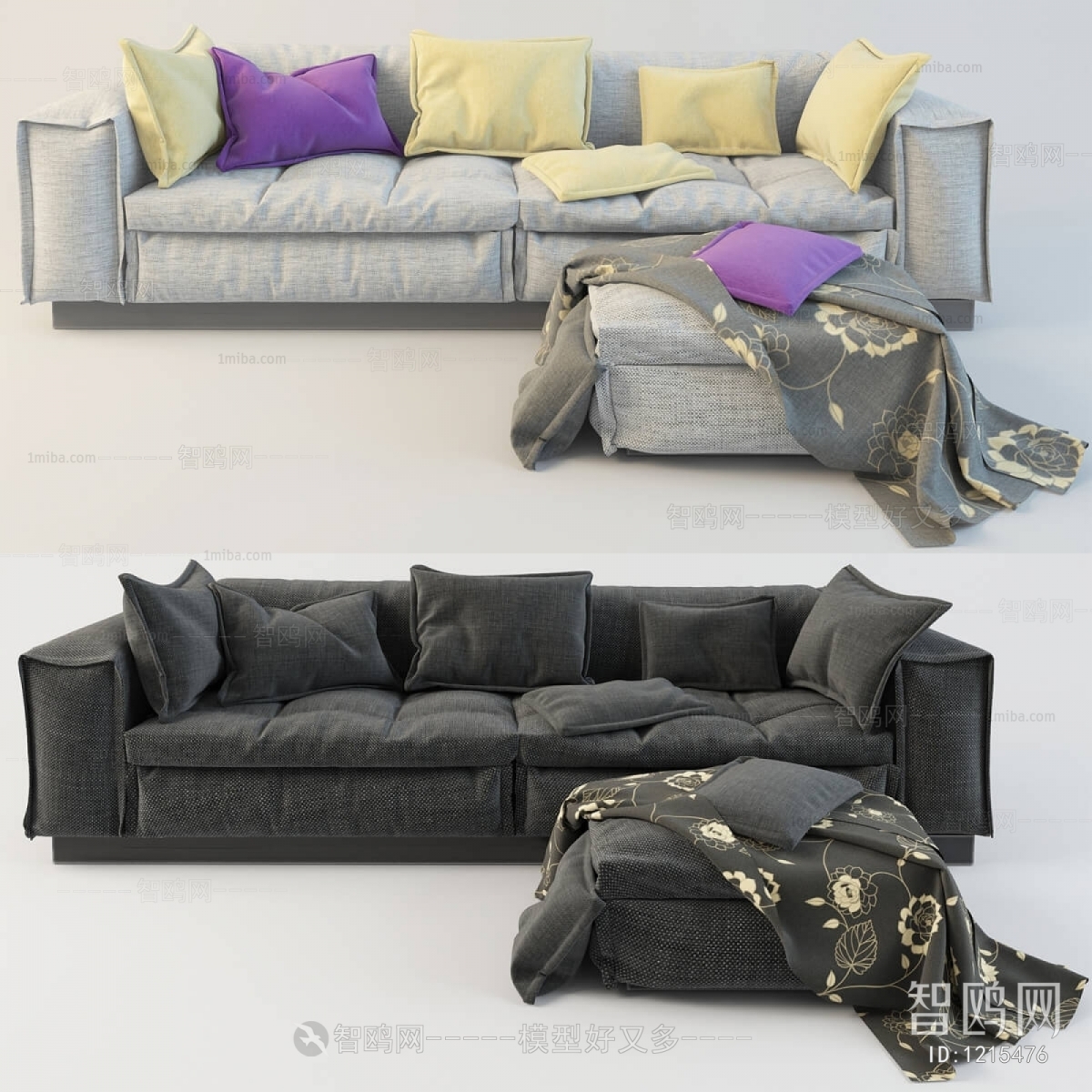 Modern Multi Person Sofa