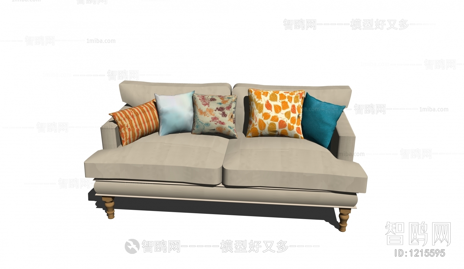 Modern American Style A Sofa For Two