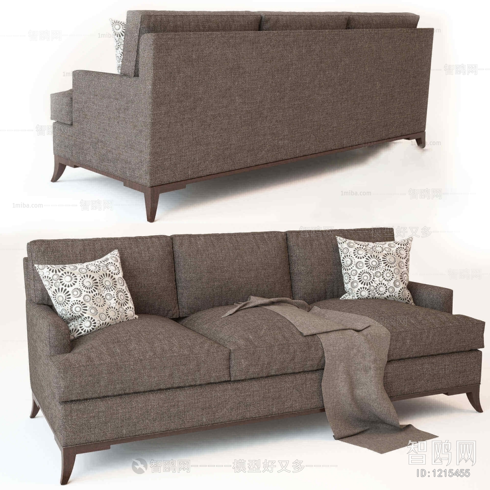 American Style Three-seat Sofa