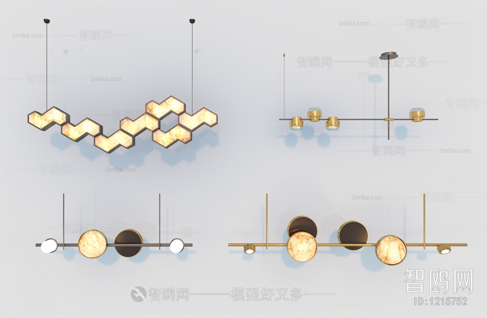 Modern Long Chandelier