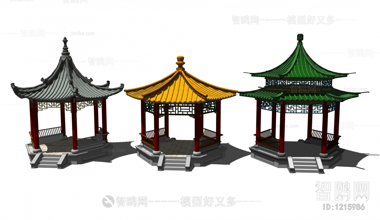 Chinese Style Ancient Architectural Buildings