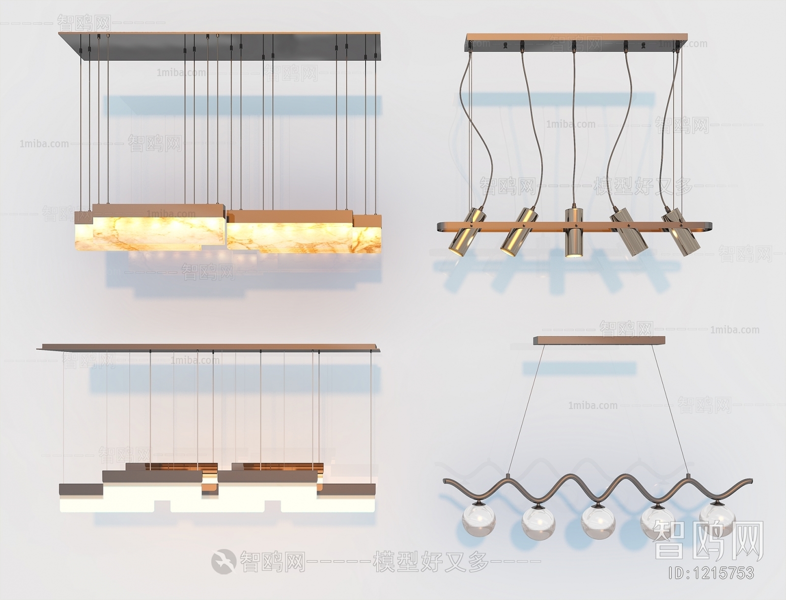 Modern Long Chandelier