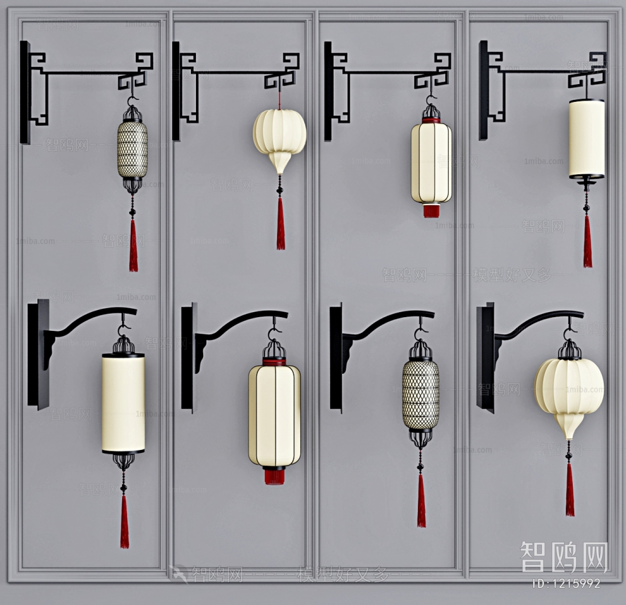 New Chinese Style Wall Lamp