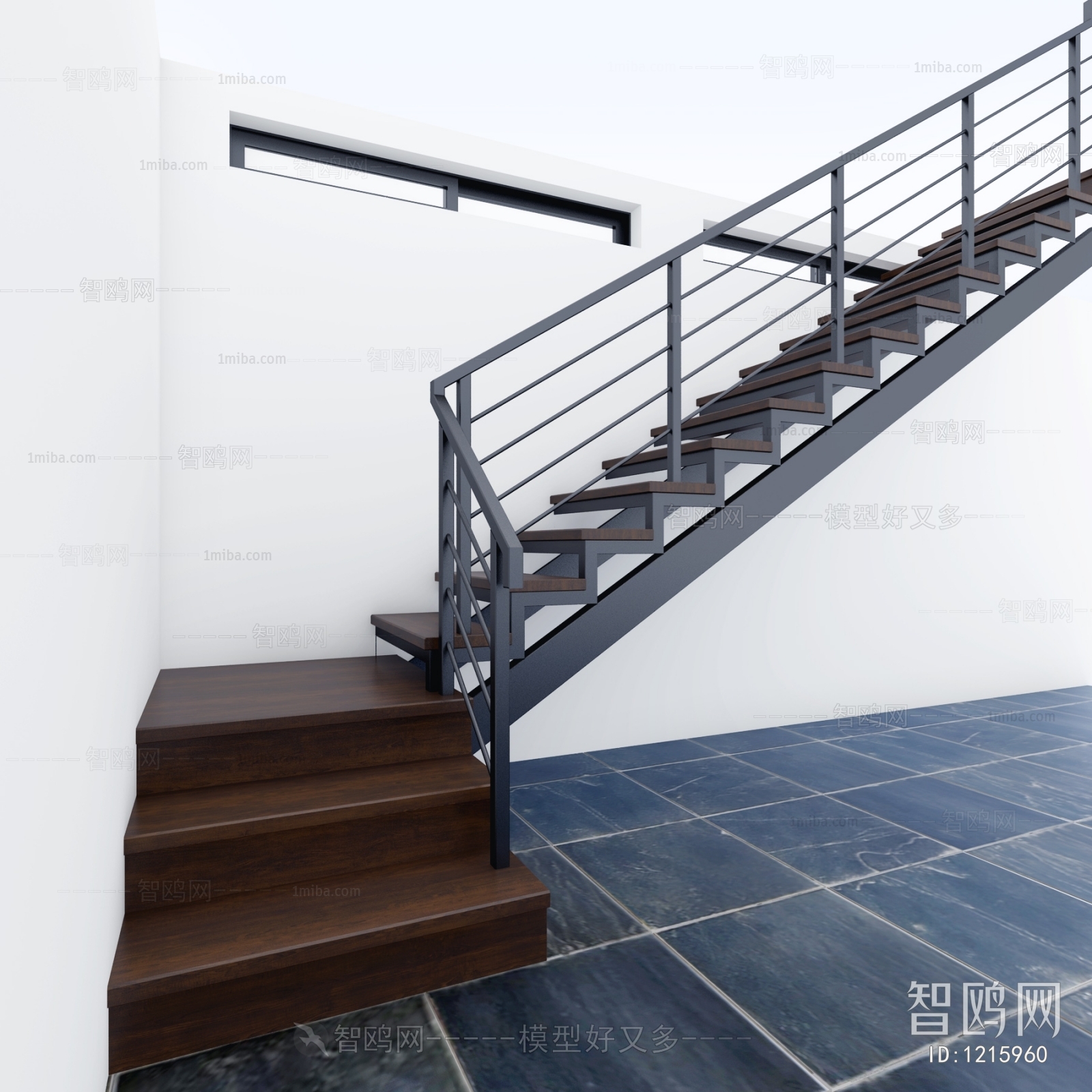 Industrial Style Stair Balustrade/elevator