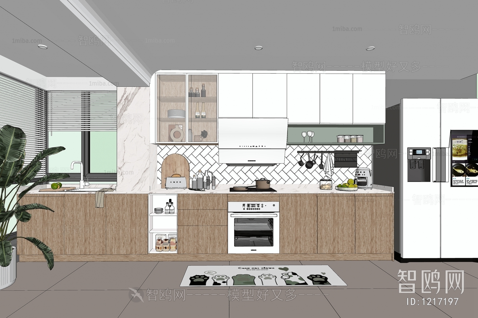 Nordic Style Kitchen Cabinet