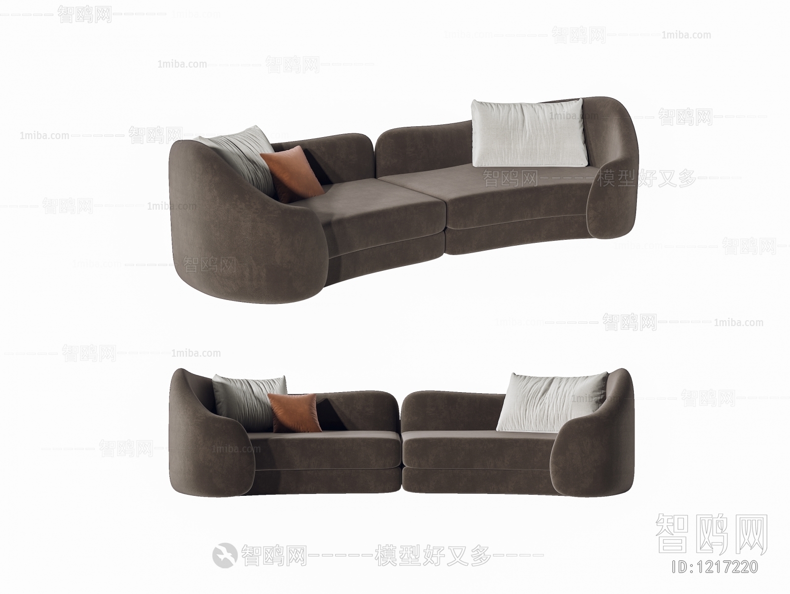 Modern Multi Person Sofa