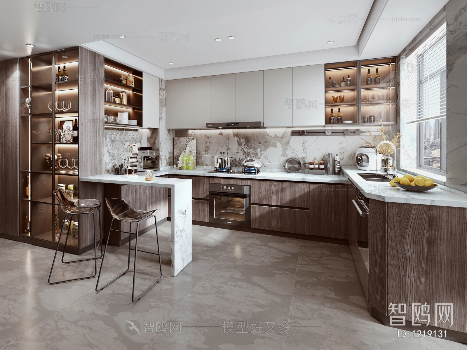 Modern Open Kitchen