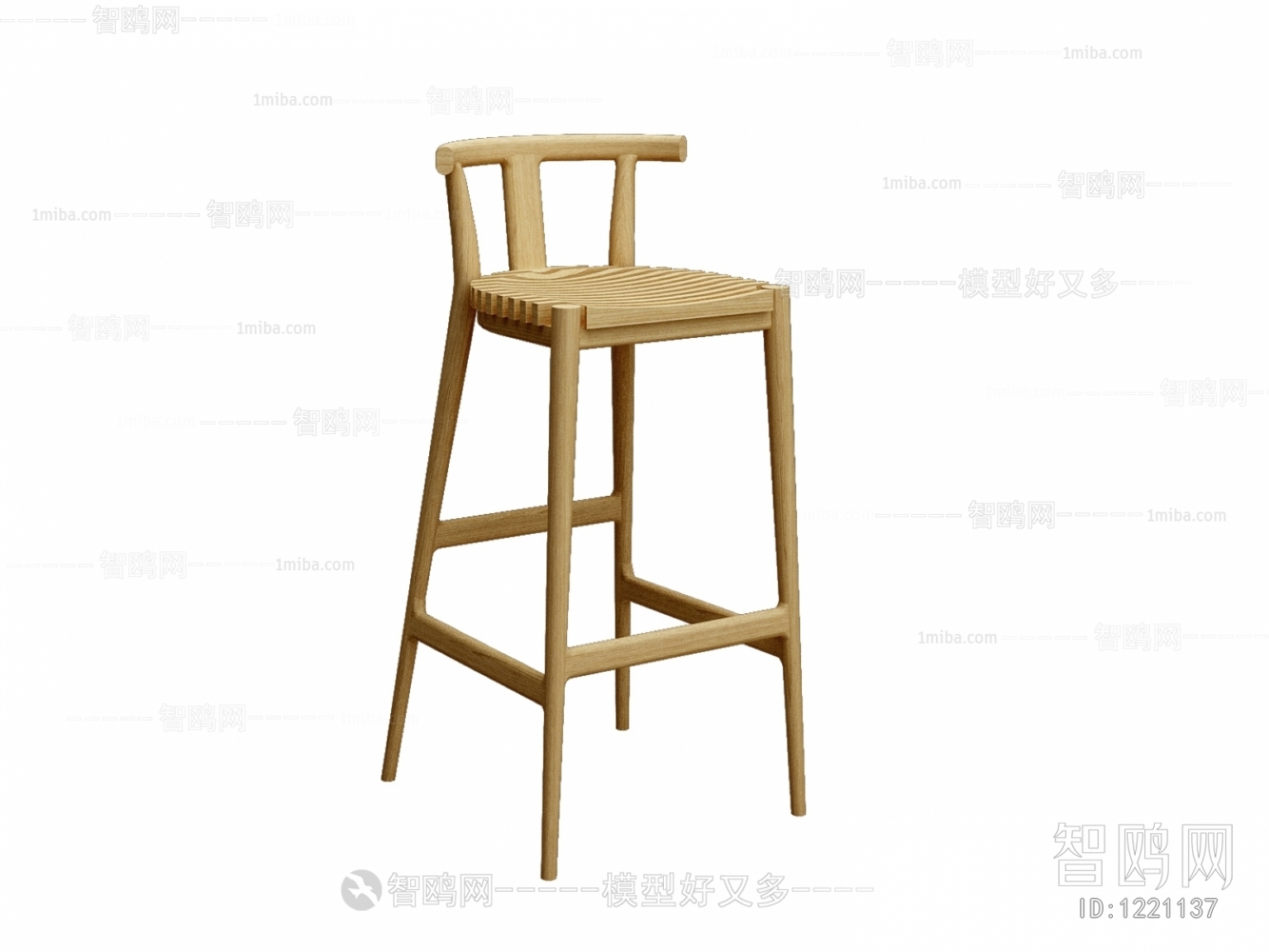 Japanese Style Bar Chair