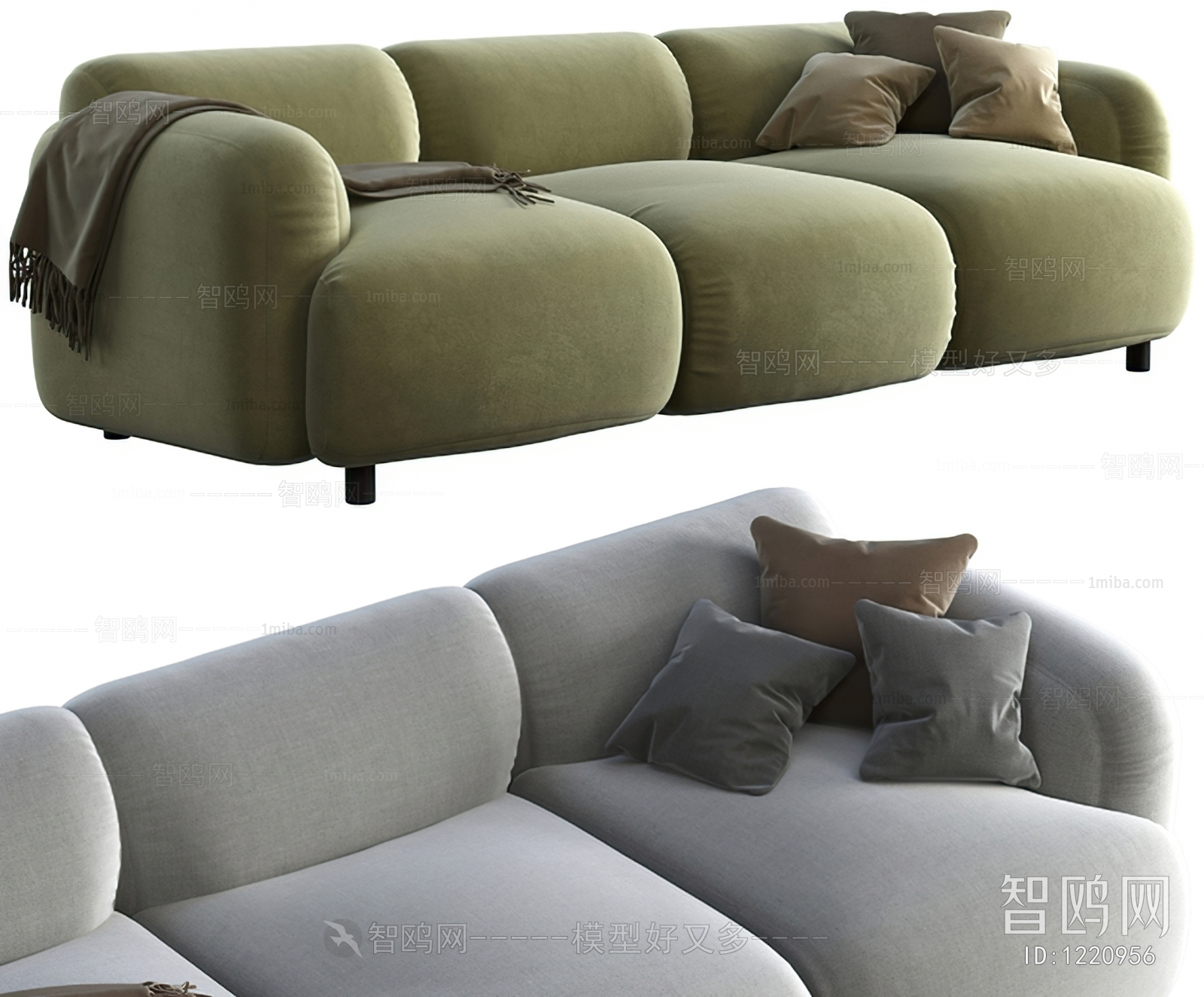 Modern Three-seat Sofa