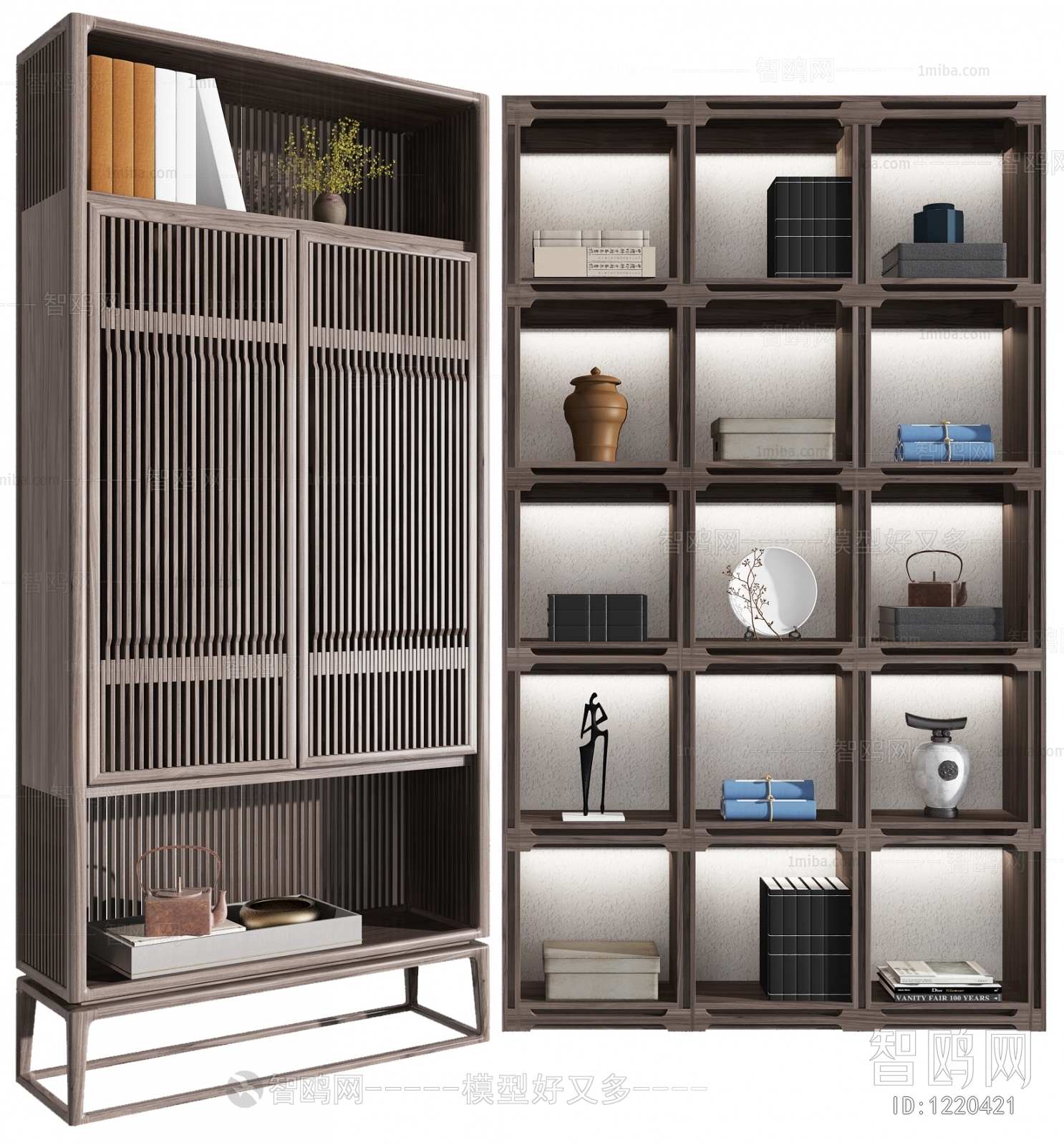 New Chinese Style Bookcase