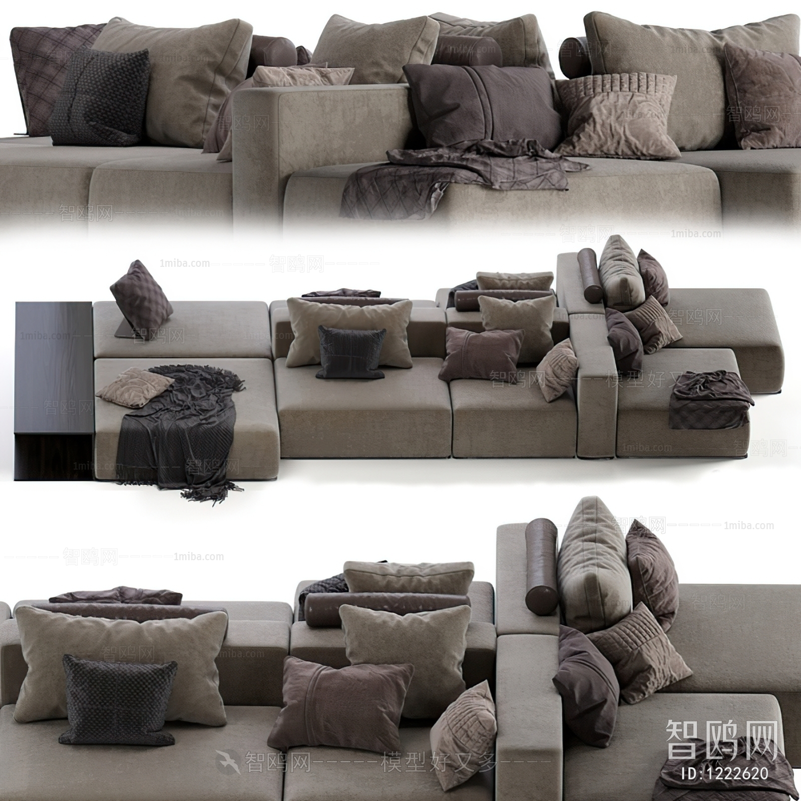 Modern Multi Person Sofa