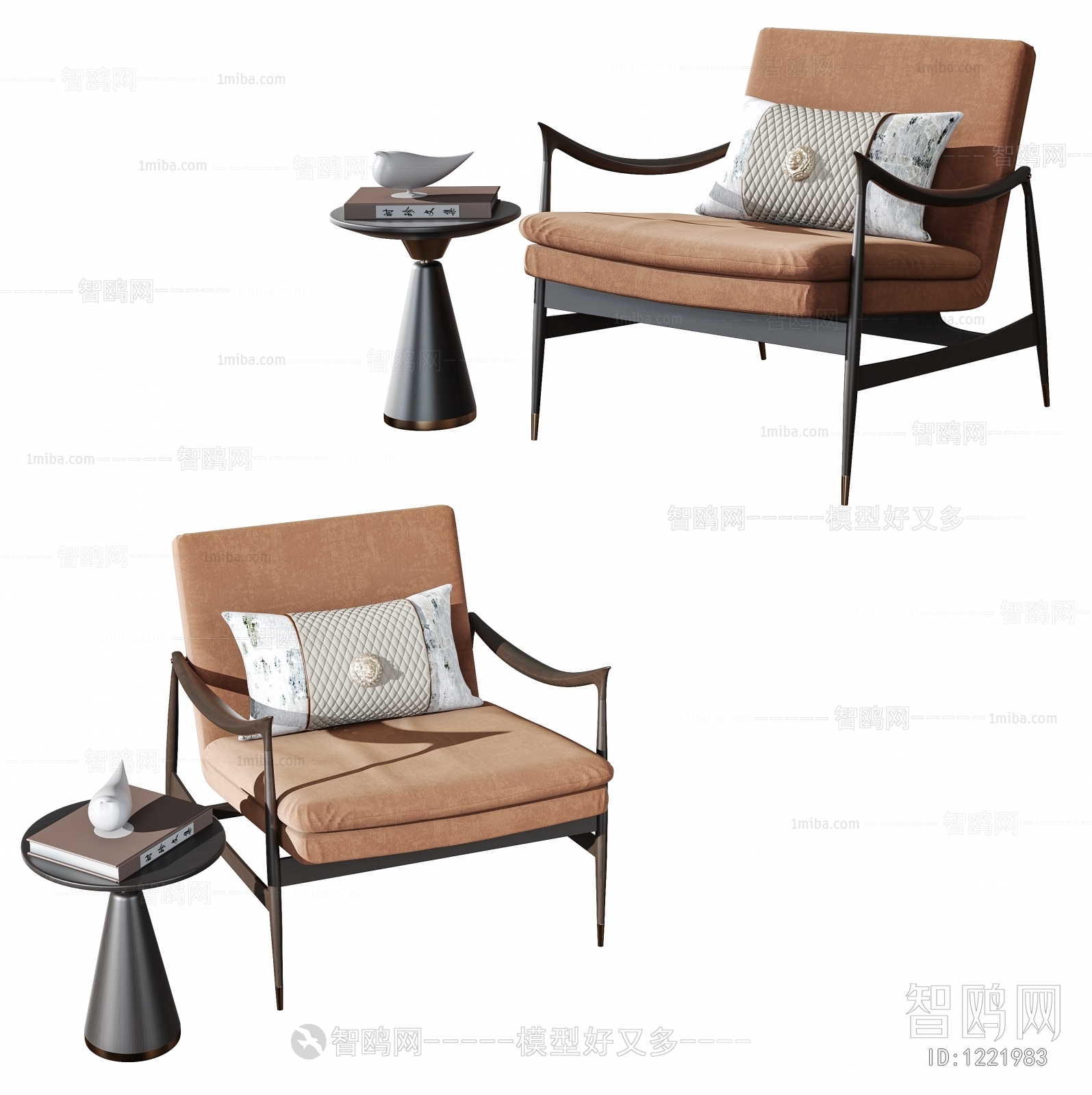 New Chinese Style Single Chair