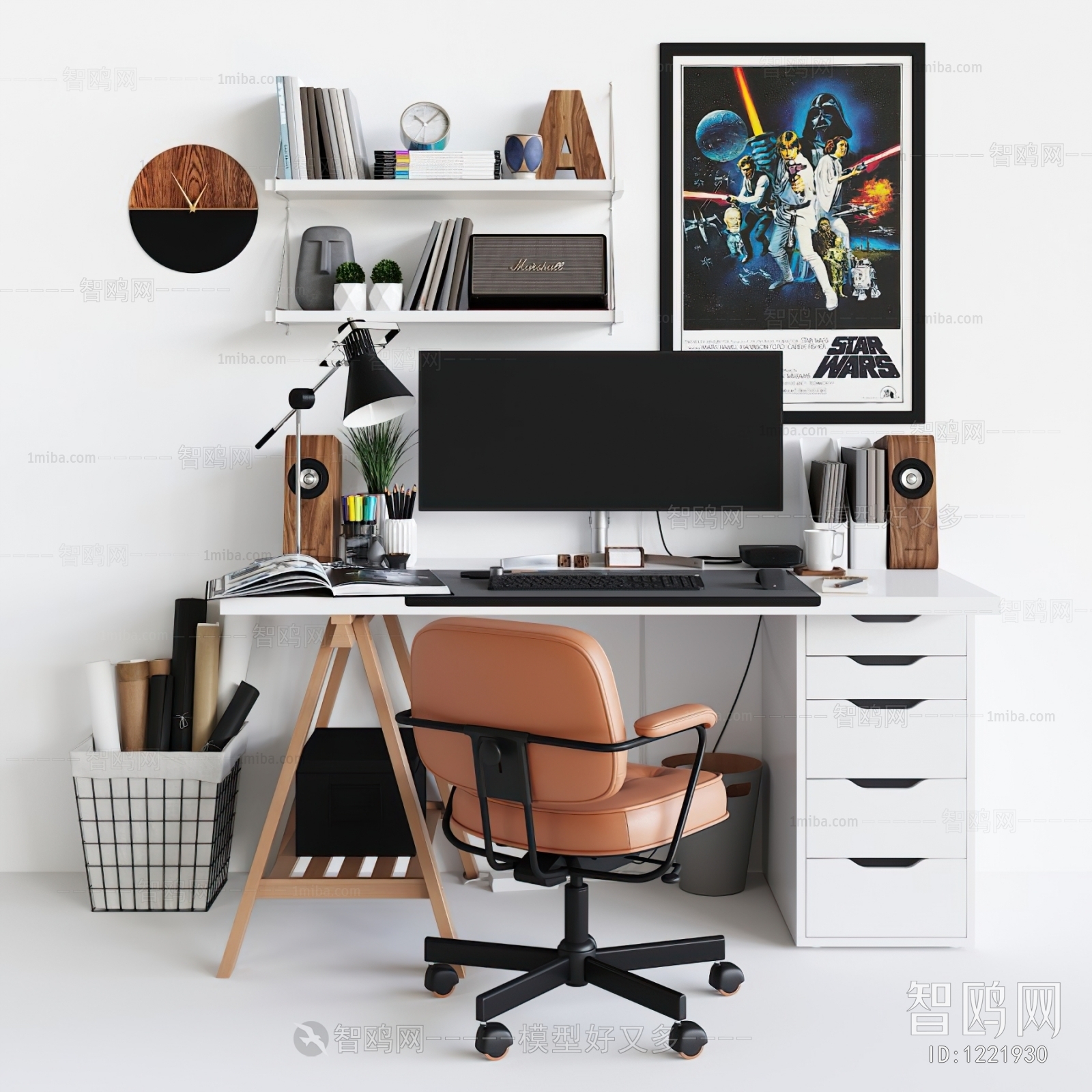 Modern Computer Desk And Chair