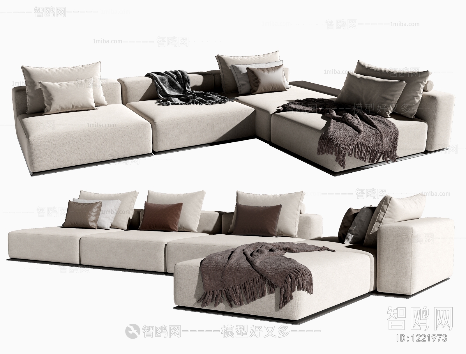 Modern Multi Person Sofa