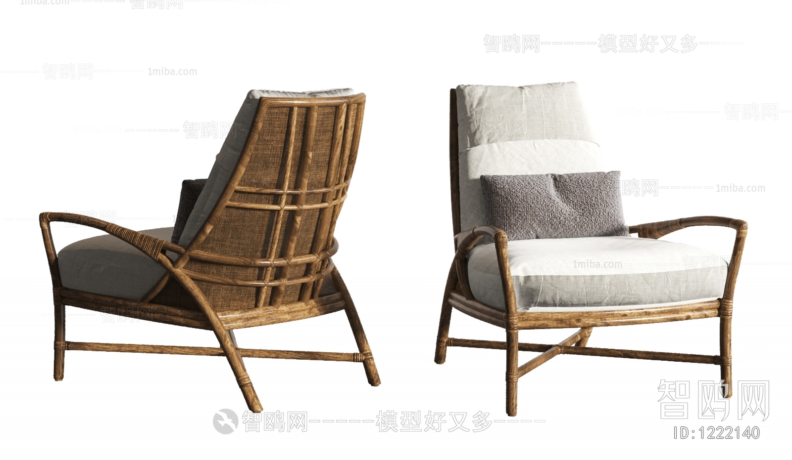 New Chinese Style Lounge Chair