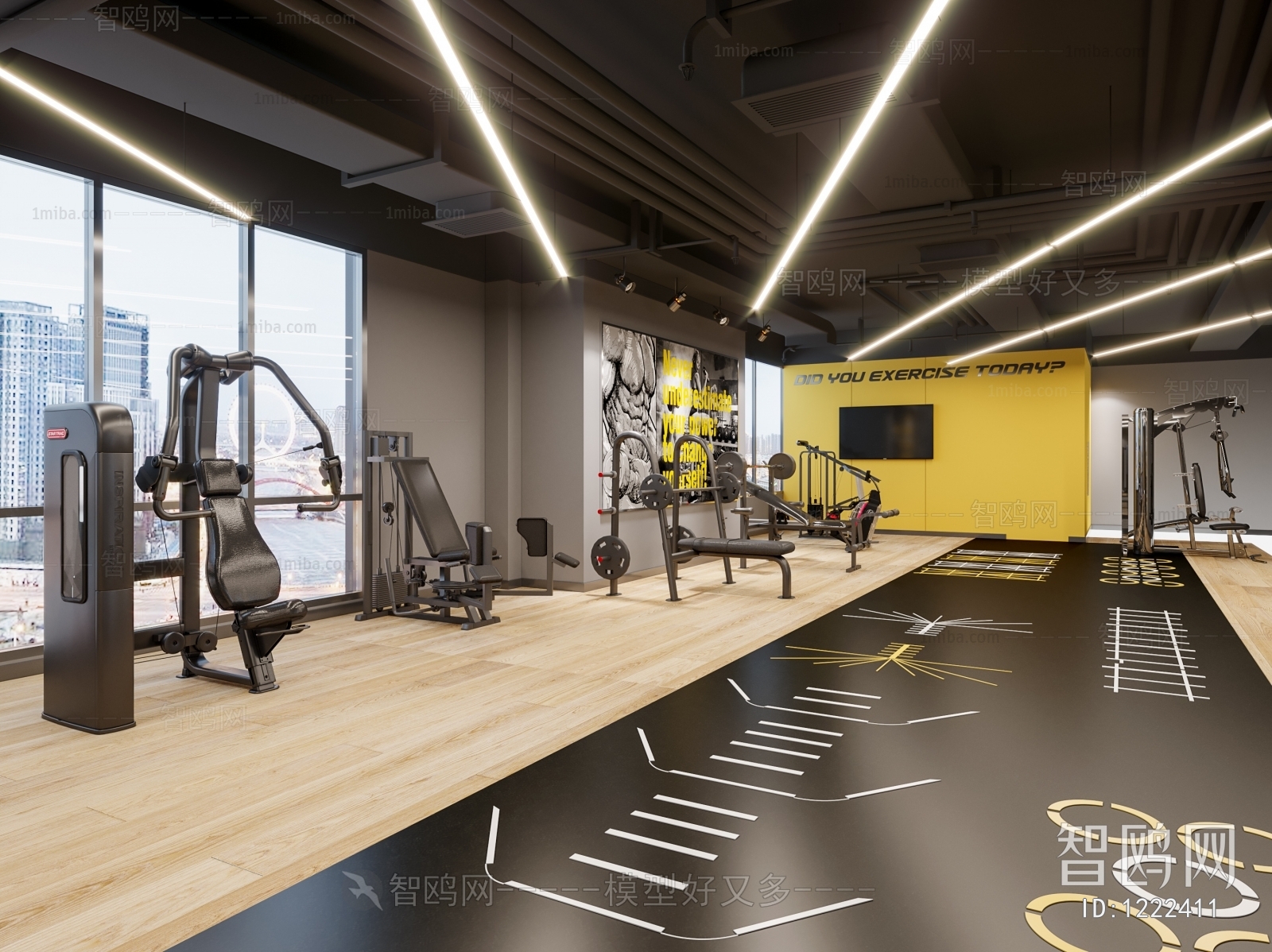 Industrial Style Gym