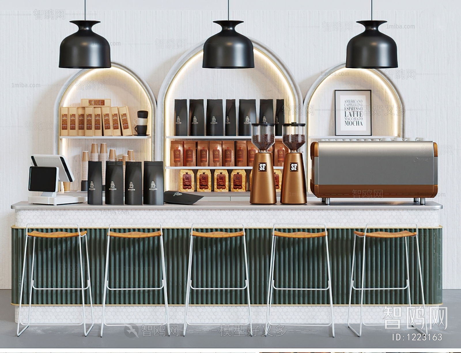 Modern Counter Bar