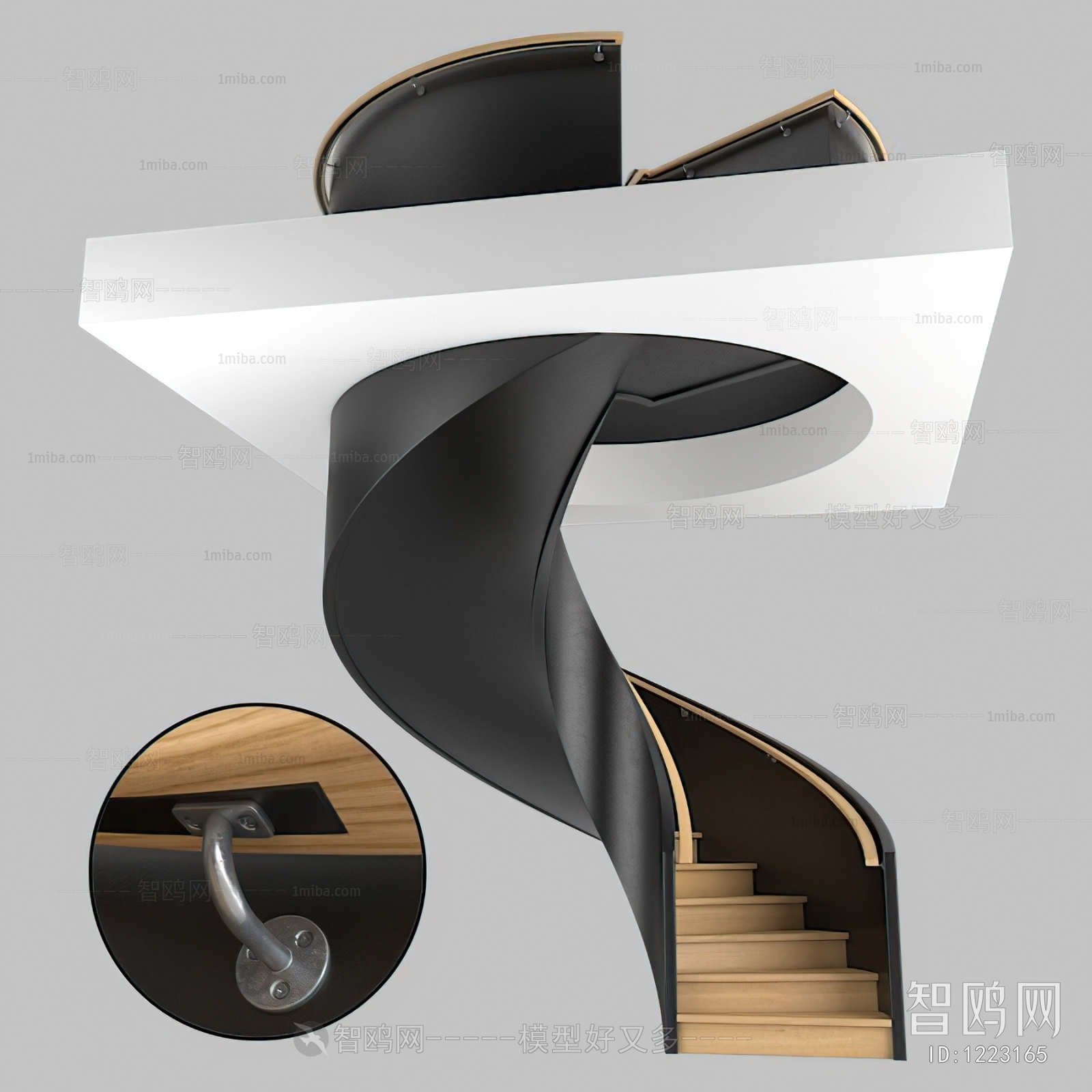 Modern Rotating Staircase