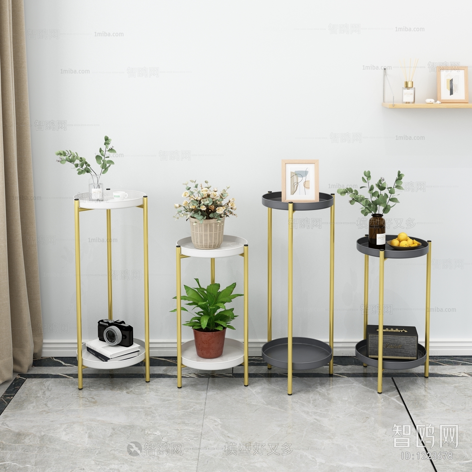 Modern Flower Shelf