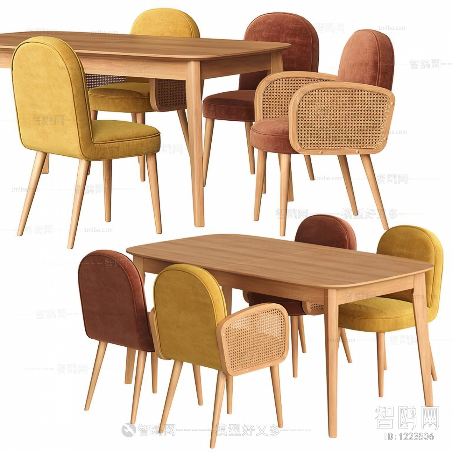 Nordic Style Dining Table And Chairs