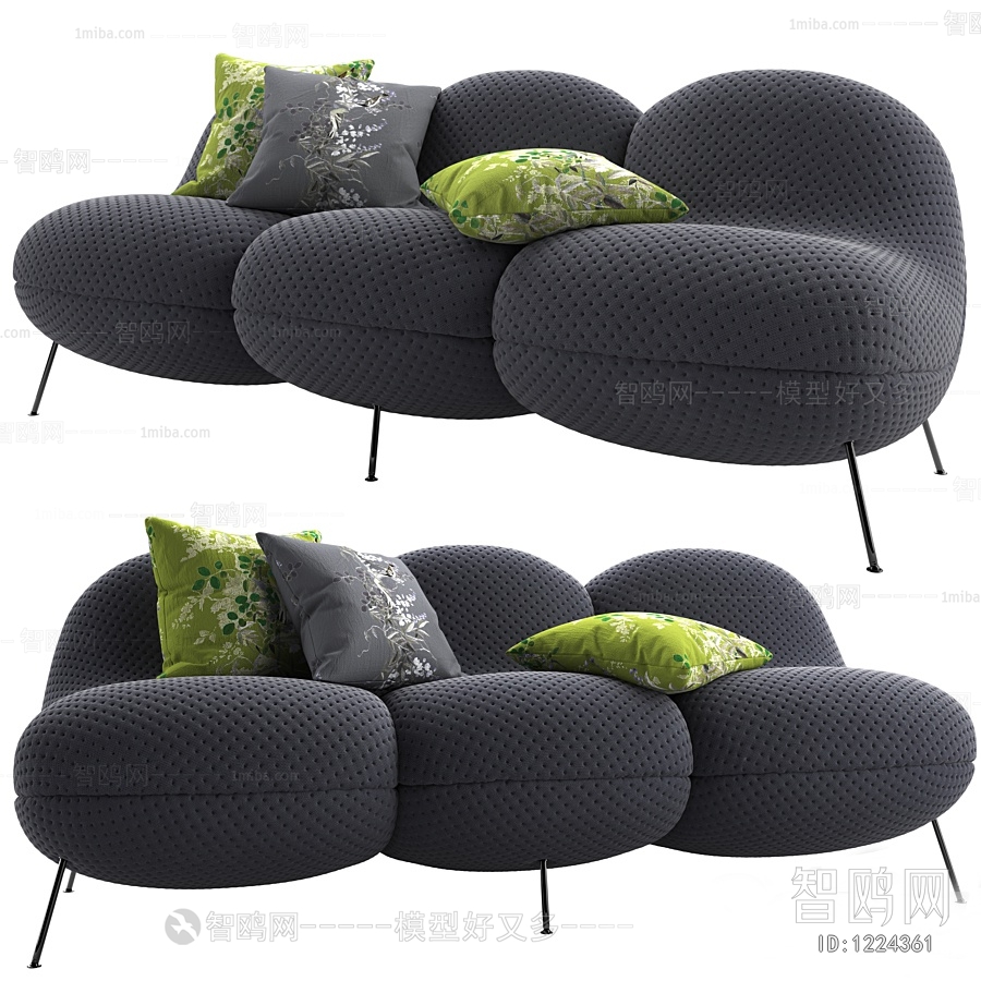 Modern Three-seat Sofa