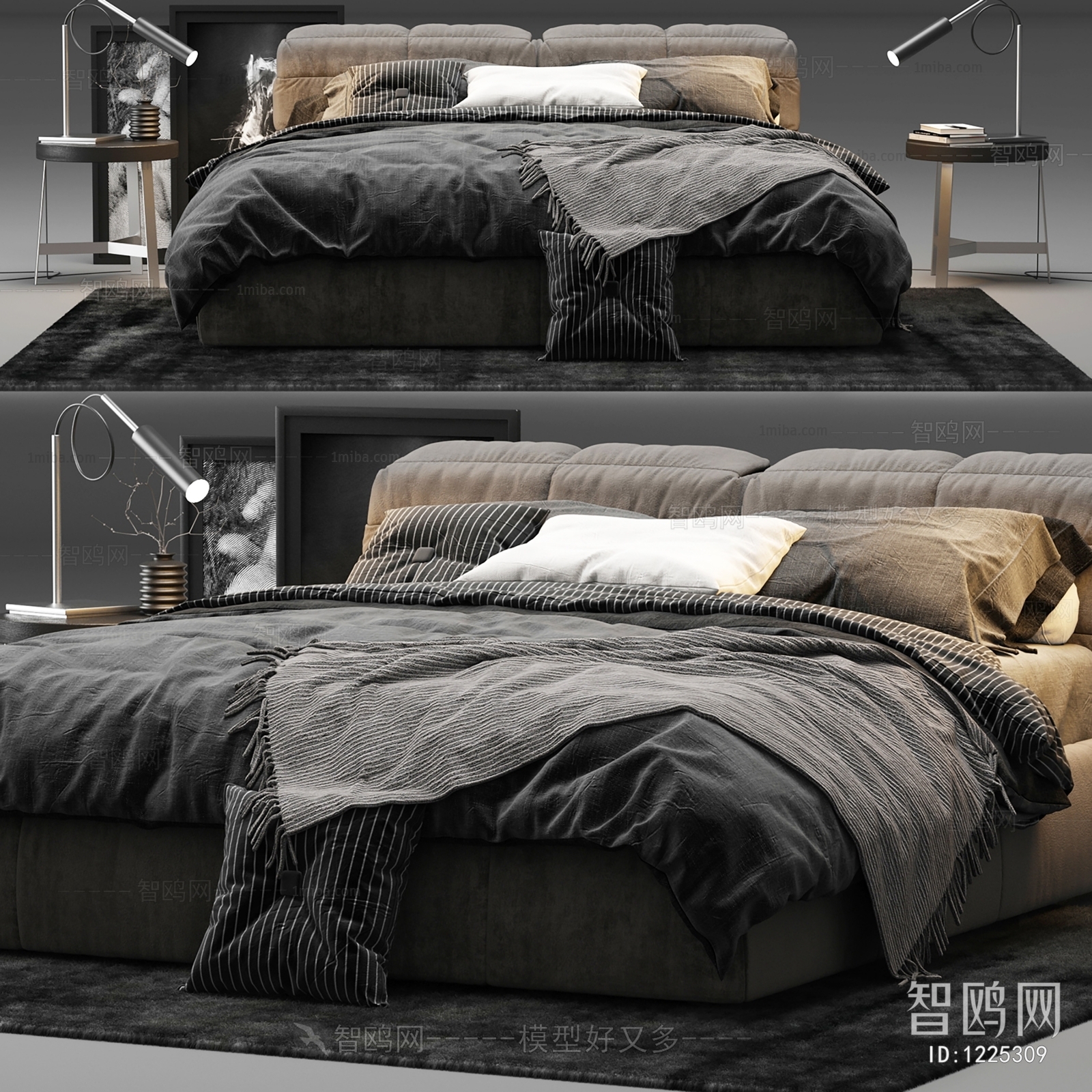 Modern Double Bed