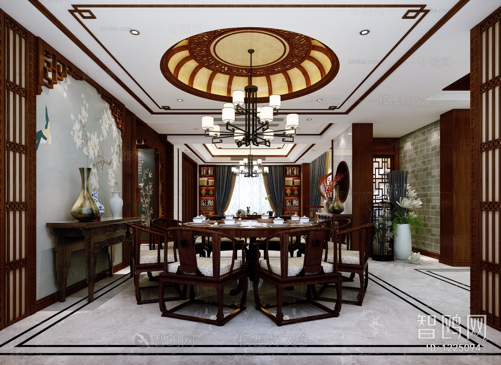 Chinese Style Dining Room