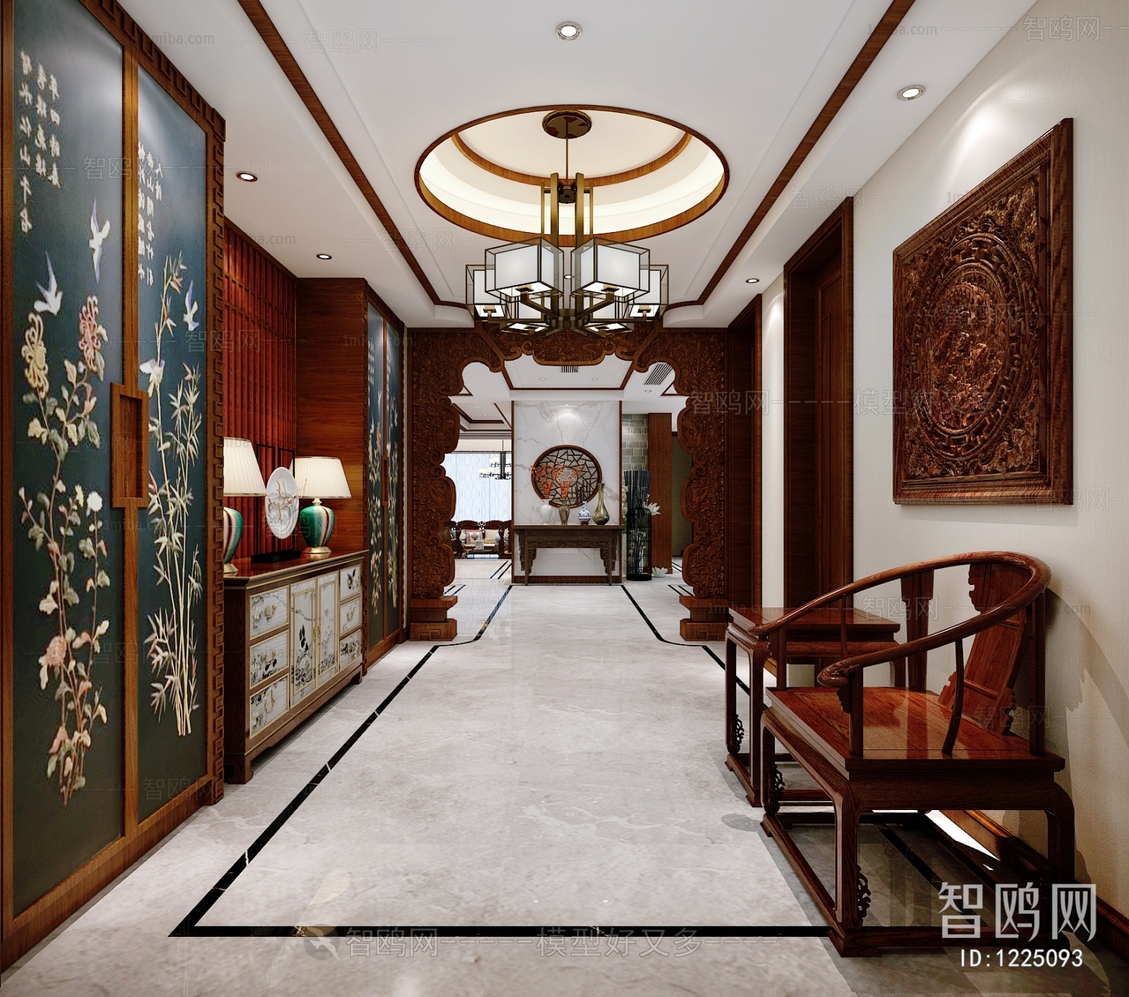 Chinese Style Hallway