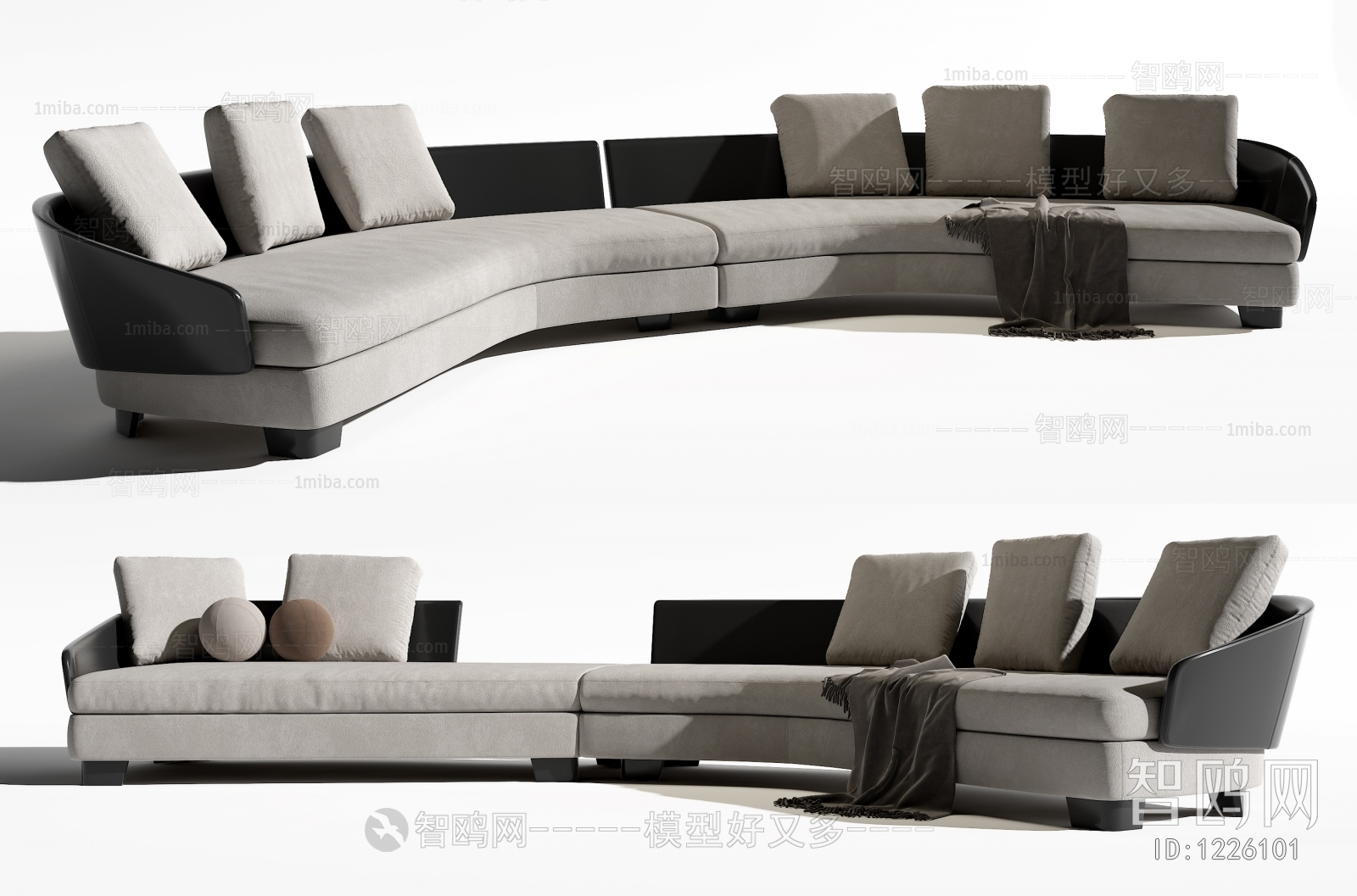 Modern Multi Person Sofa