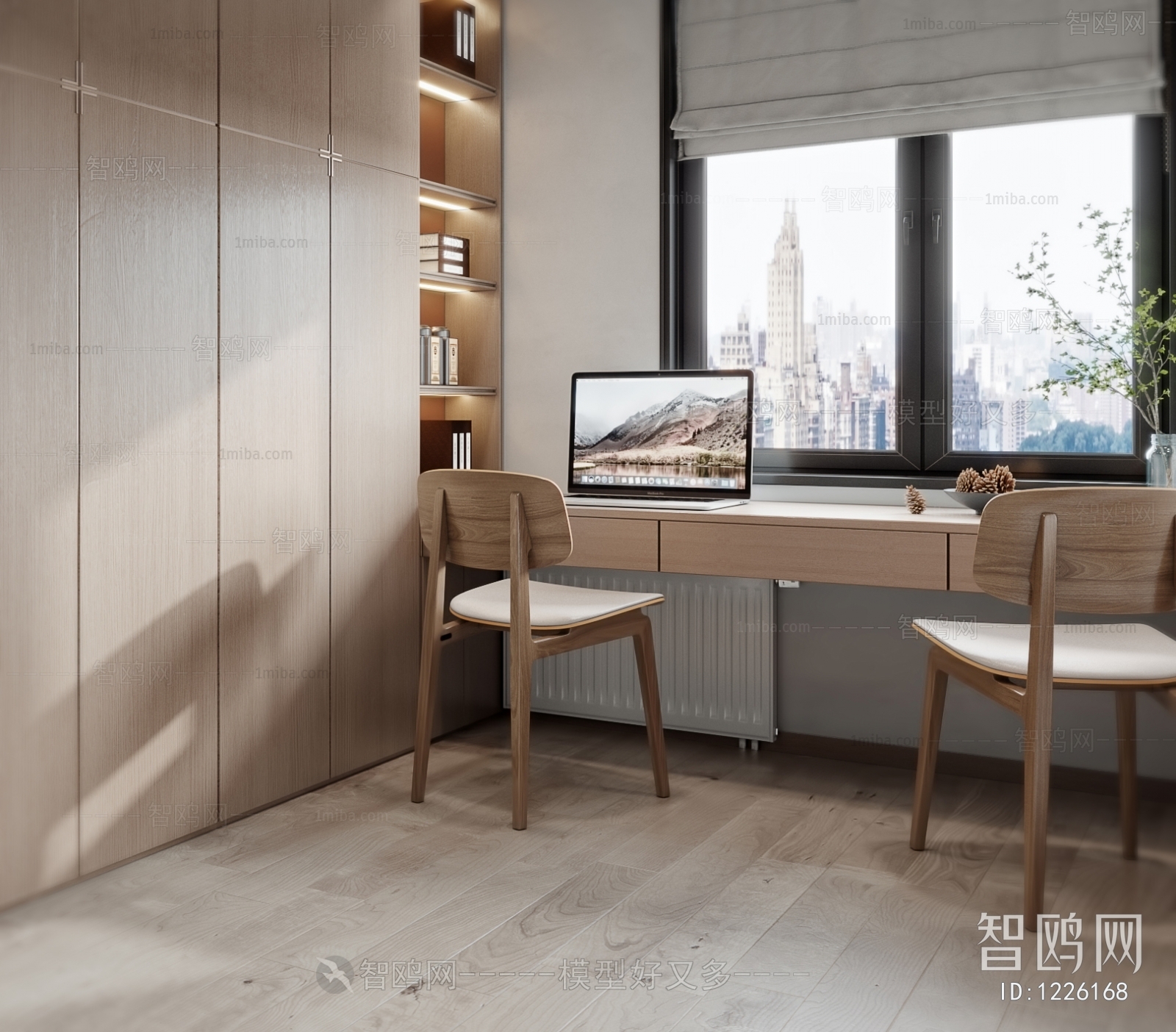 New Chinese Style Study Space