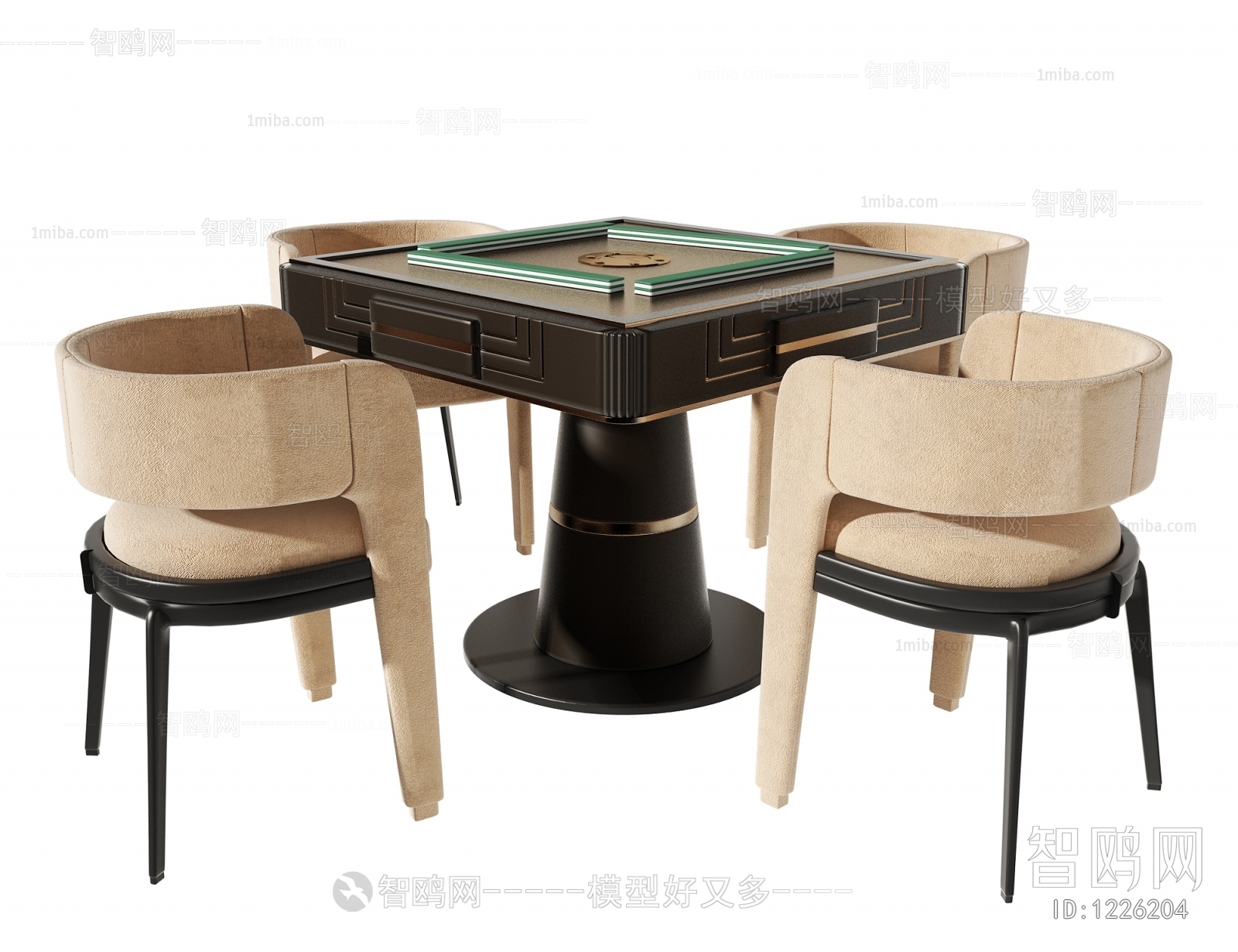 美式麻将桌椅