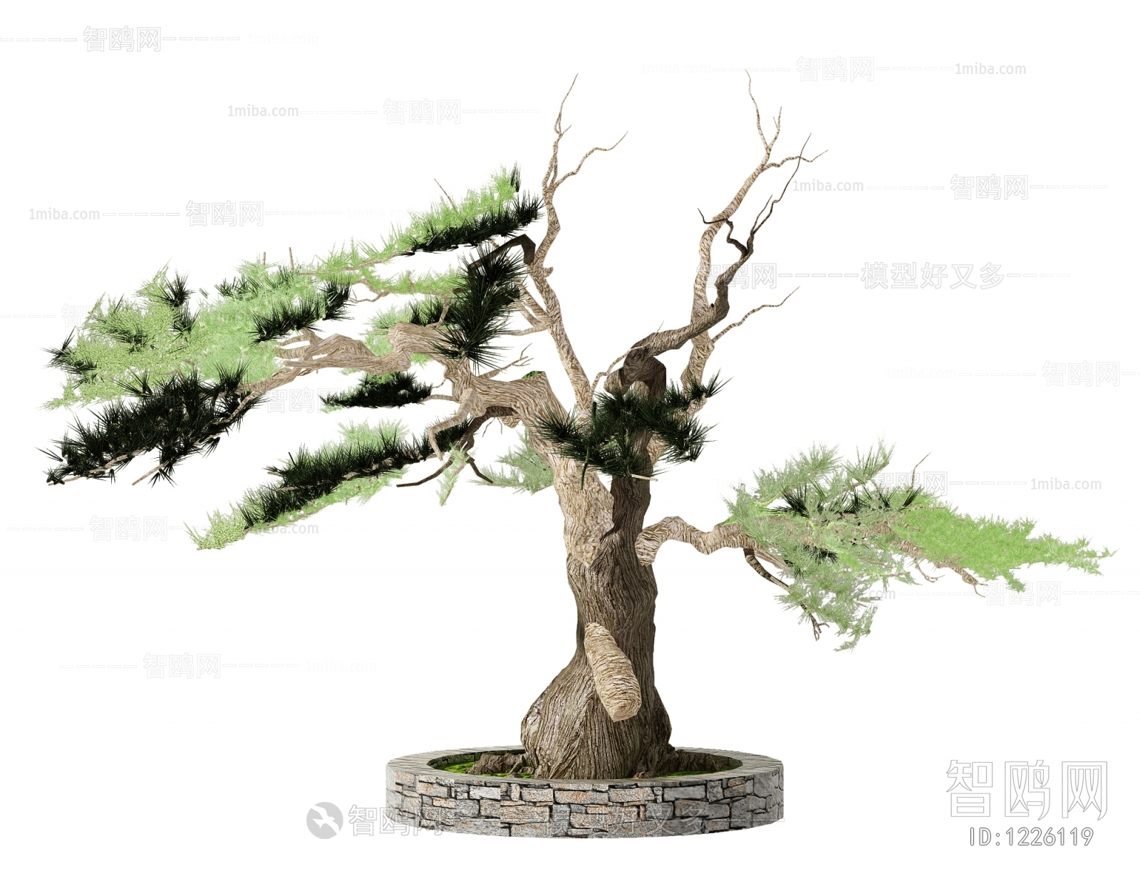 新中式景观树
