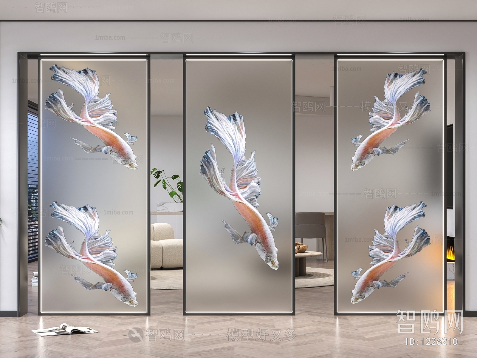 Modern Glass Screen Partition