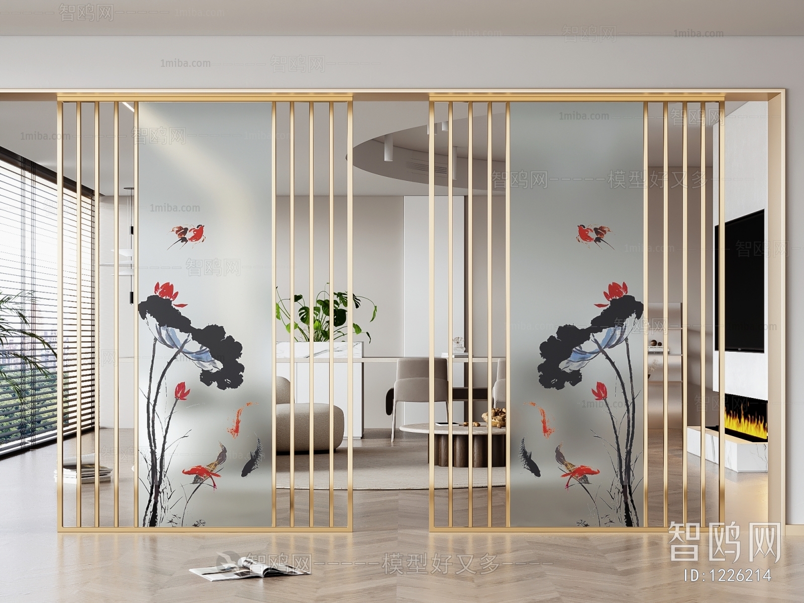 Modern Glass Screen Partition