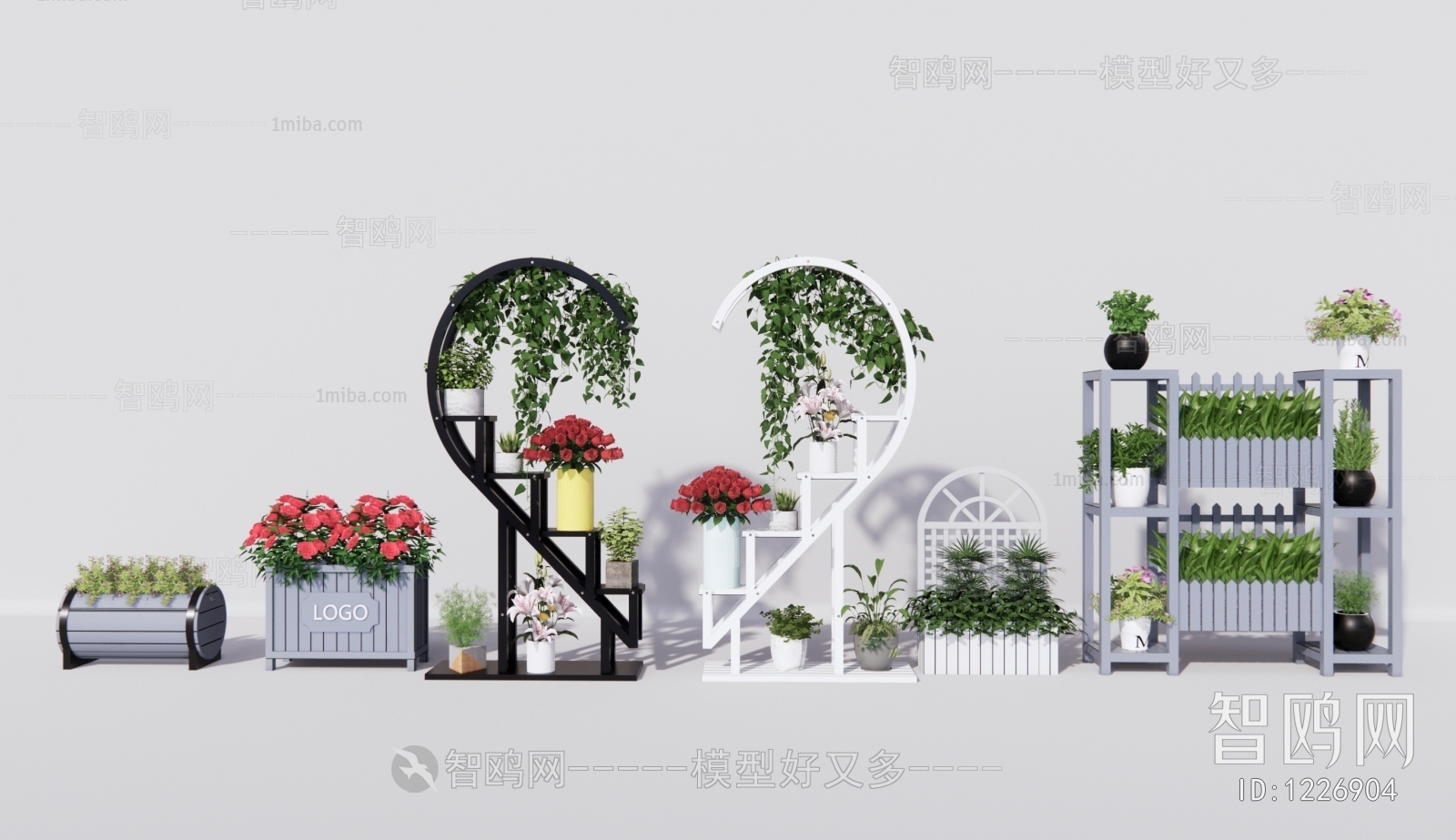 Modern Flower Shelf
