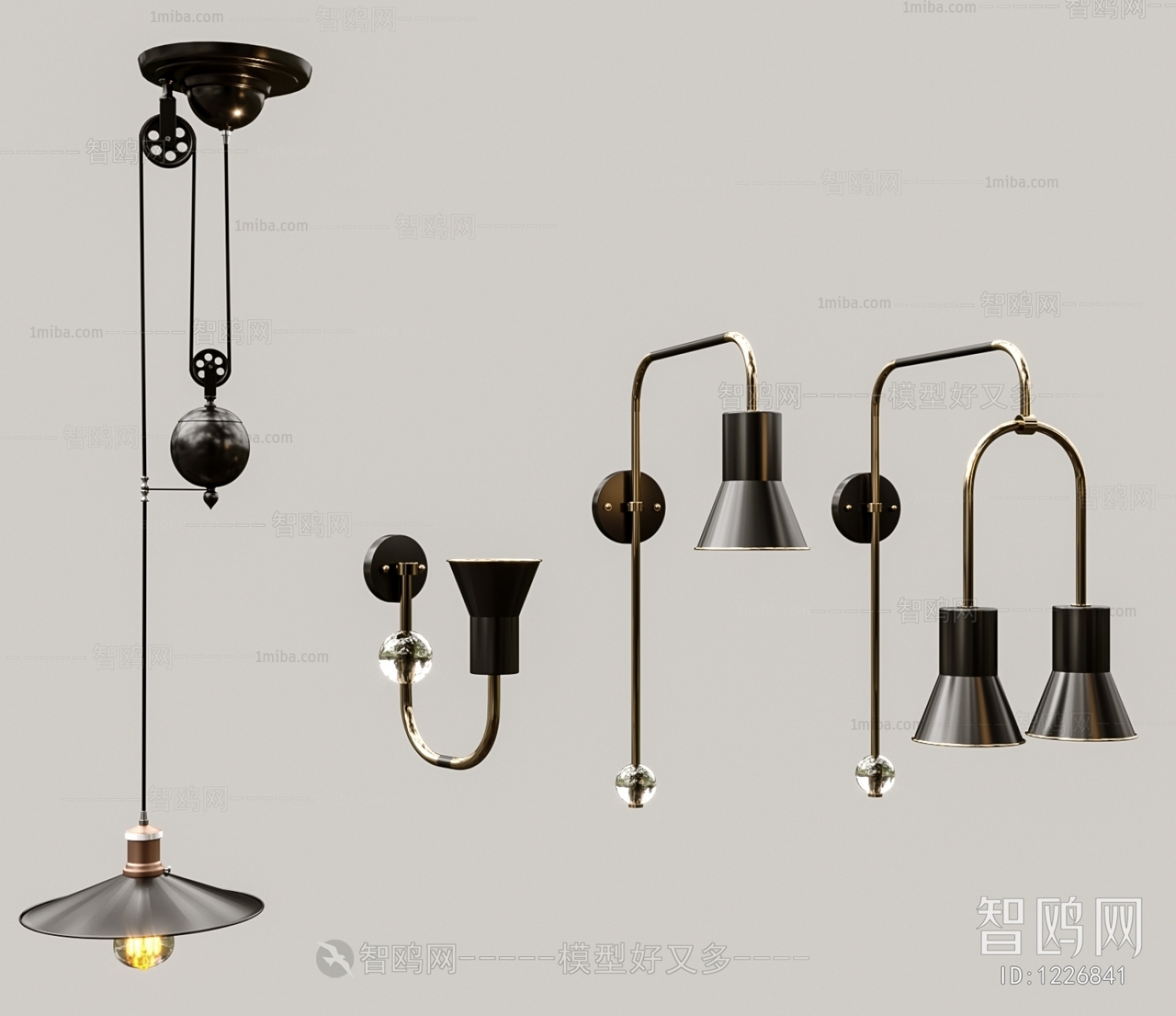 Industrial Style Wall Lamp