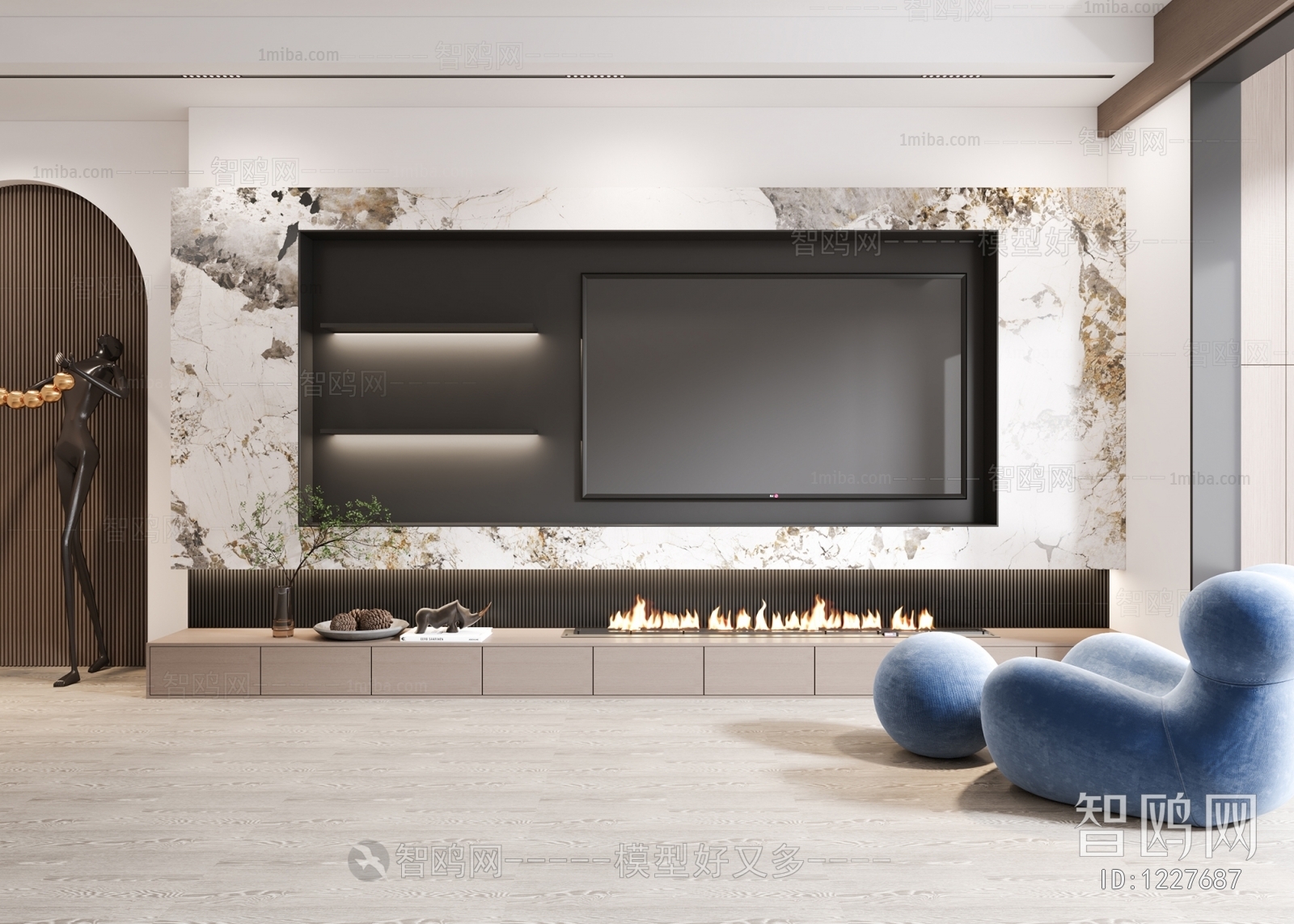 Modern TV Wall