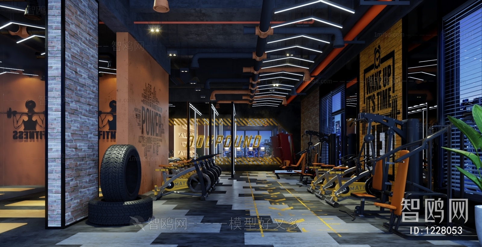 Industrial Style Gym